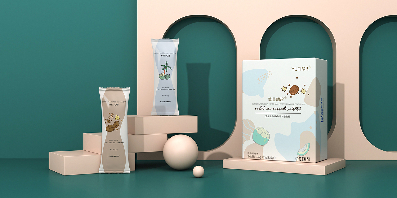 悠塔能量崛起代餐棒包装代餐包装设计大健康包装设计