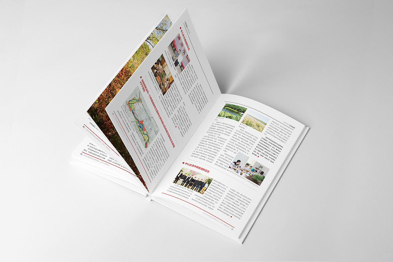 北京大学PPP中心内刊简报杂志设计第六期