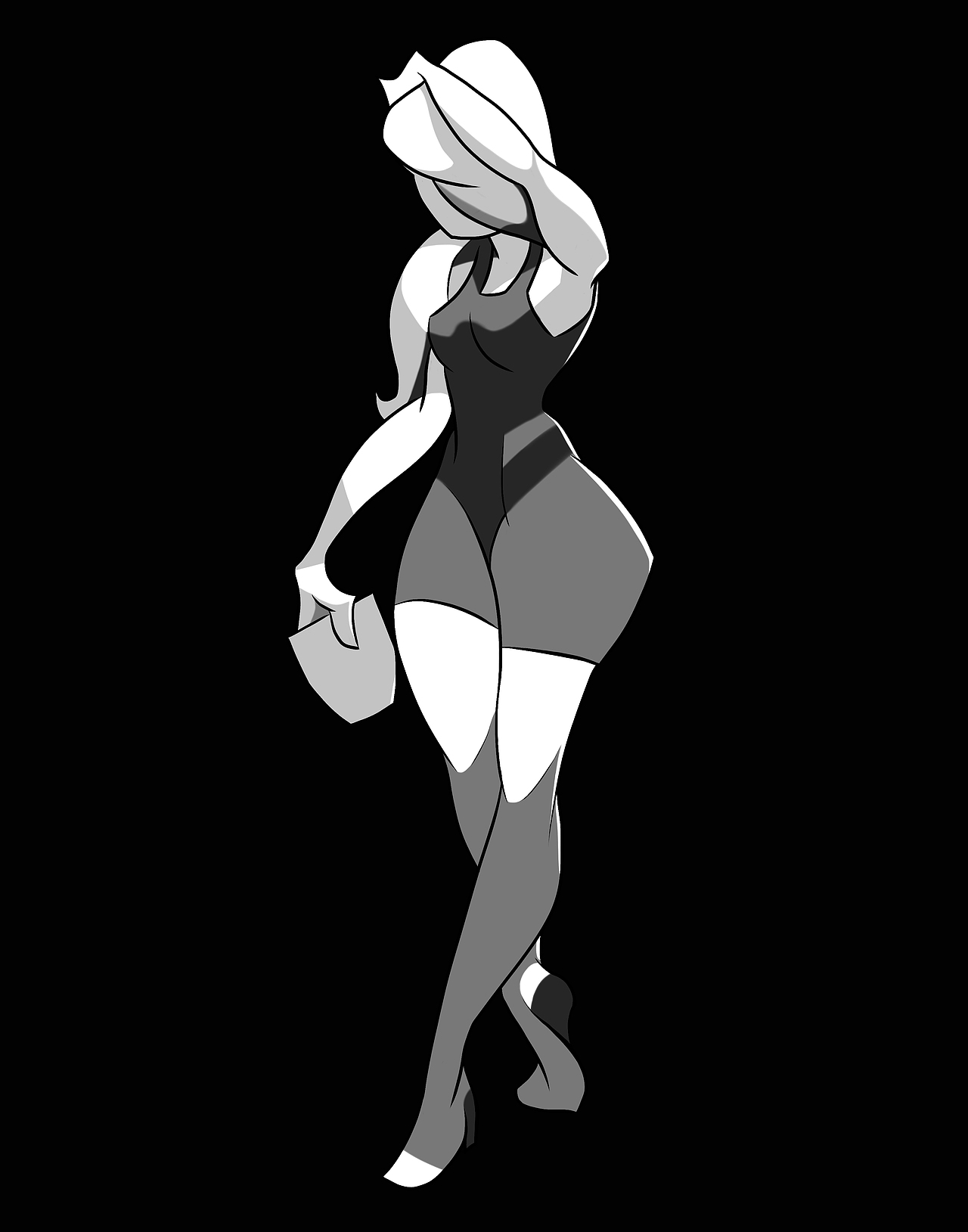 人物造型光影练习