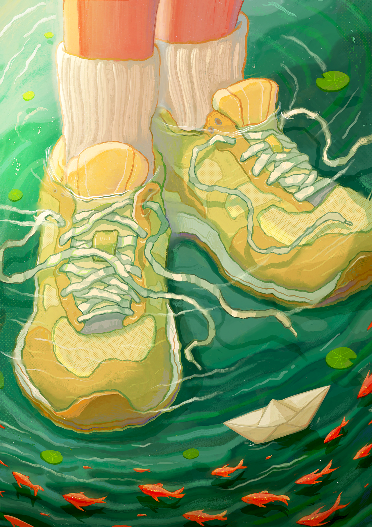 红色的鱼（图ZMzA3MjYxNjA0） - 创作习作 - 站酷设计师透明塑料袋原创素材 - 站酷ZCOOL