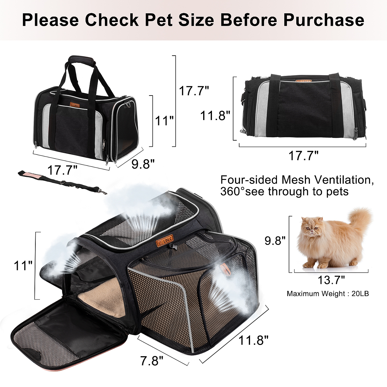 亚马逊跨境电商图-宠物用品-猫包拍摄制作