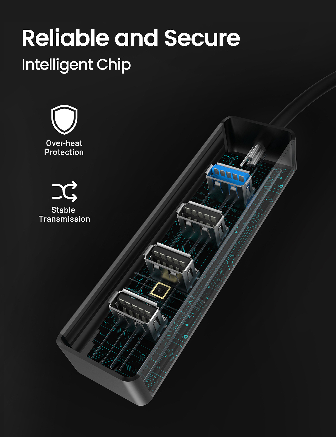 USB C Hub产品3D渲染表现