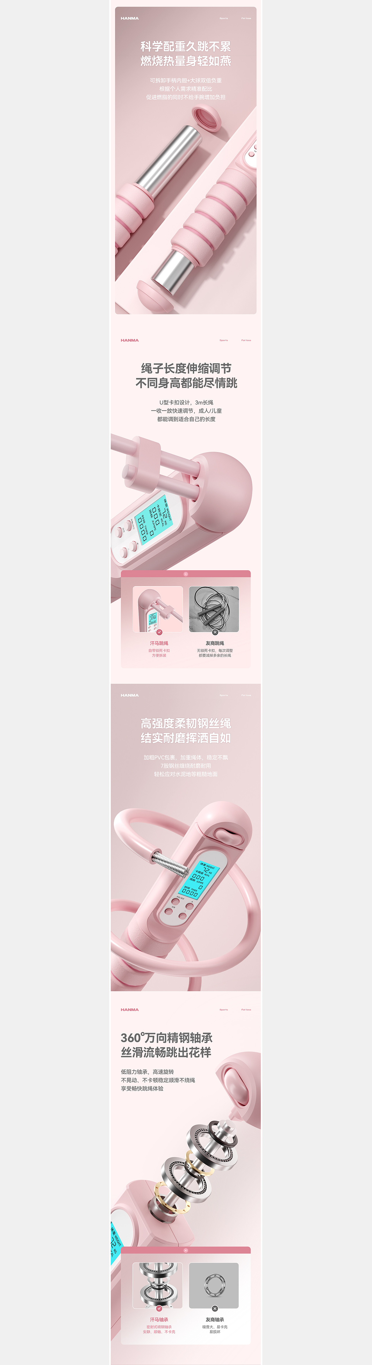 跳绳详情页设计×2