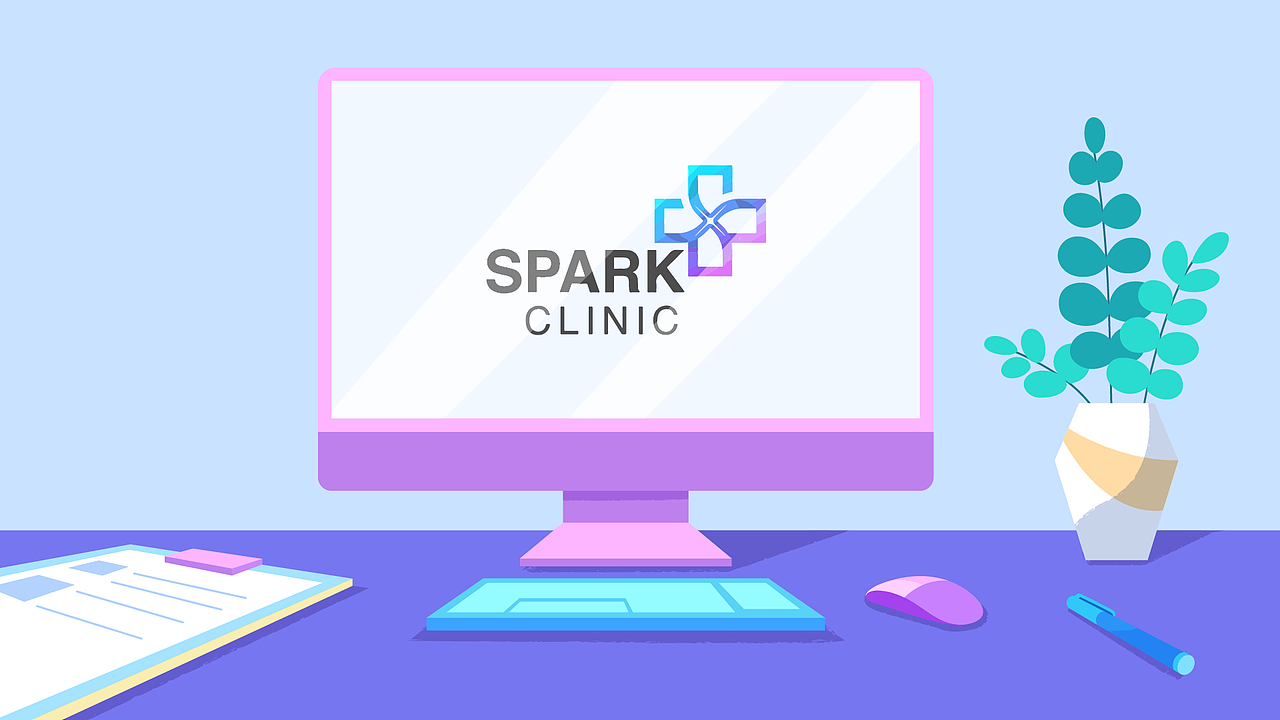 Spark Clinic医疗系统插画（图ZMzIxNjY2MjI4） - 商业插画 - 站酷设计师由然工作室原创素材 - 站酷ZCOOL