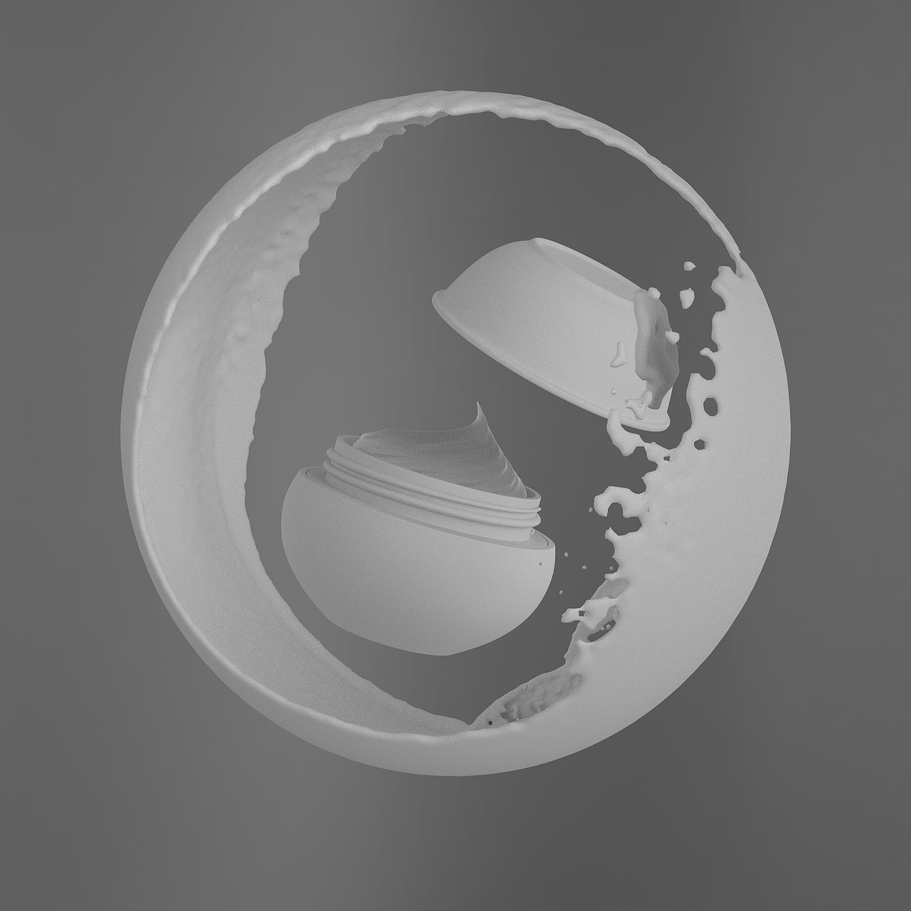 化妆品包装,c4d建模,oc渲染 仅供学习参考