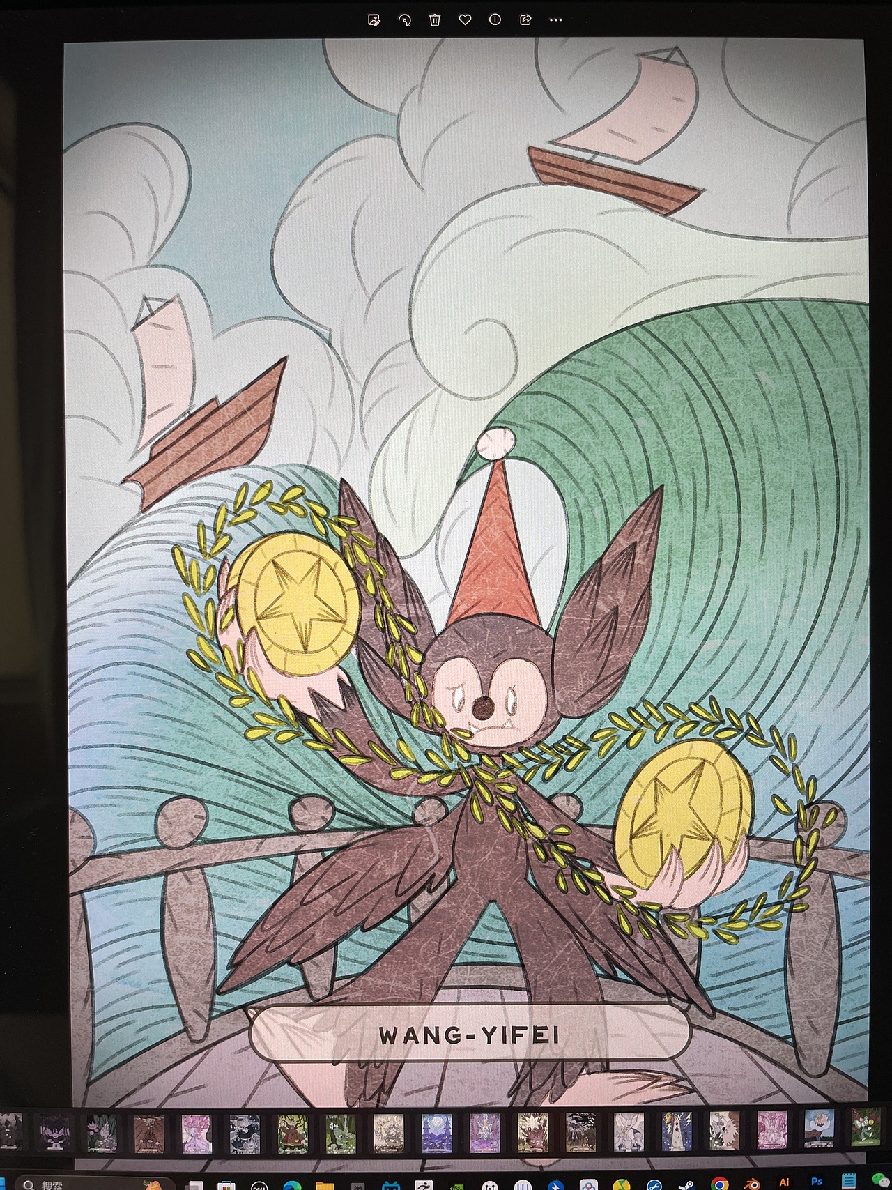 WANG-YIFEI(插画集)-2023插画作品合集