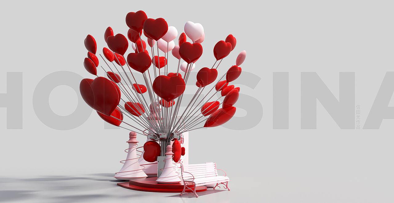 38女神节美陈效果图（图ZMzI5MTk0ODY0） - 展陈设计 - 站酷设计师信田光原创素材 - 站酷ZCOOL