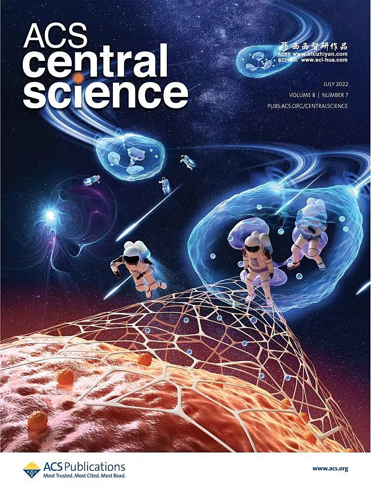 ACS central science期刊封面图 scihua 站酷ZCOOL