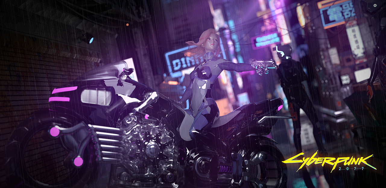 C4d三维场景静帧——赛博朋克风格商业插画（图ZMzA4ODIwNTQw） - 人物/生物 - 站酷设计师DAVE_Studio原创素材 - 站酷ZCOOL