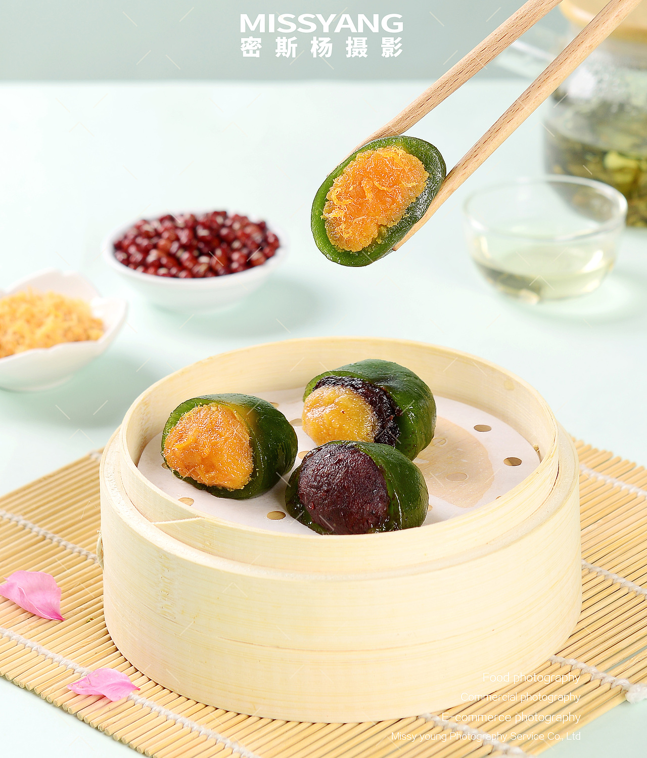 豆沙青团|美食摄影|电商摄影|零食拍摄×郑州密斯杨（图ZMjk4MzAwODAw） - 美食摄影 - 站酷设计师密斯杨摄影原创素材 - 站酷ZCOOL