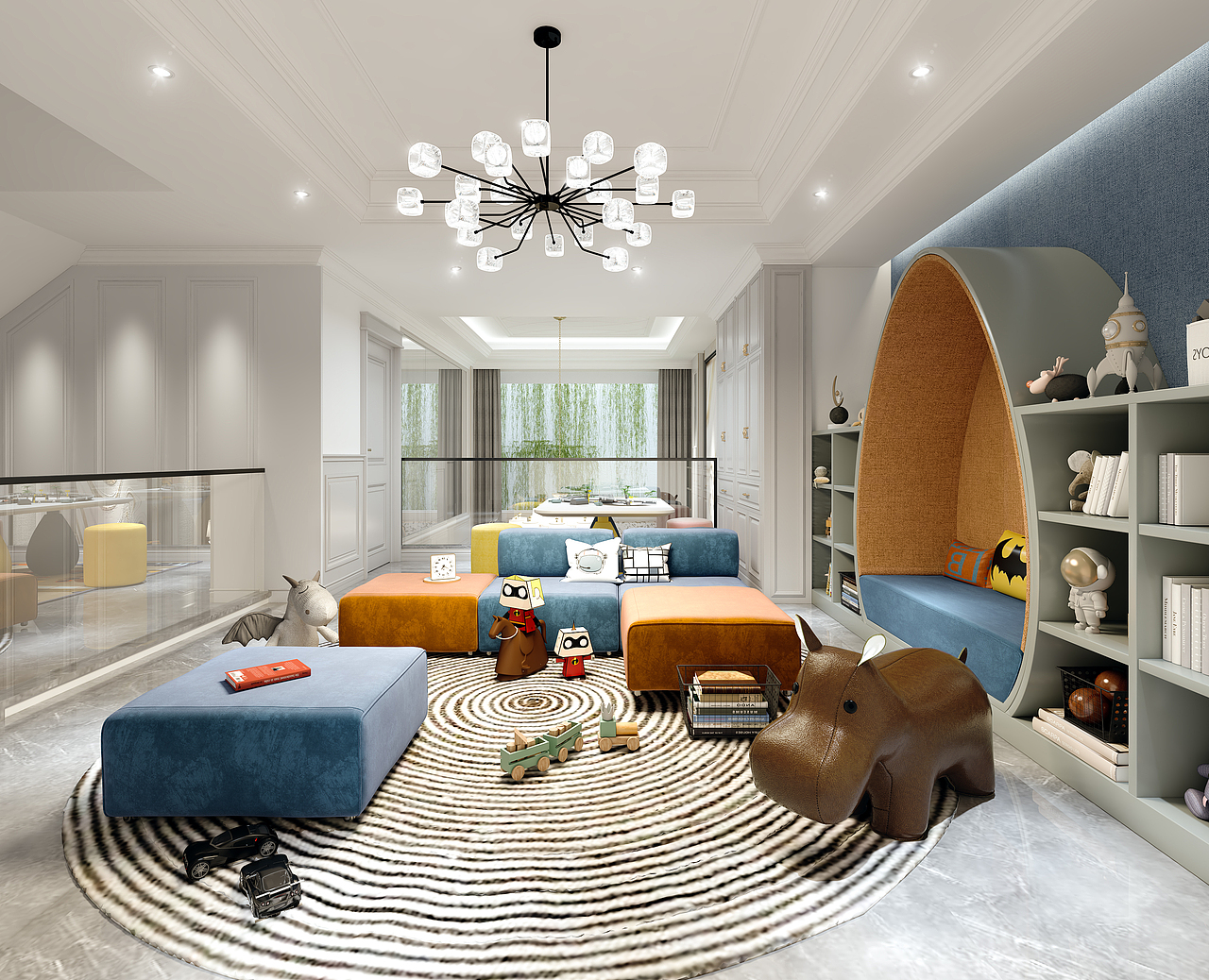 法式现代混搭别墅（图ZMzA0MTU1MzQ4） - 家装设计 - 站酷设计师草沐辉原创素材 - 站酷ZCOOL