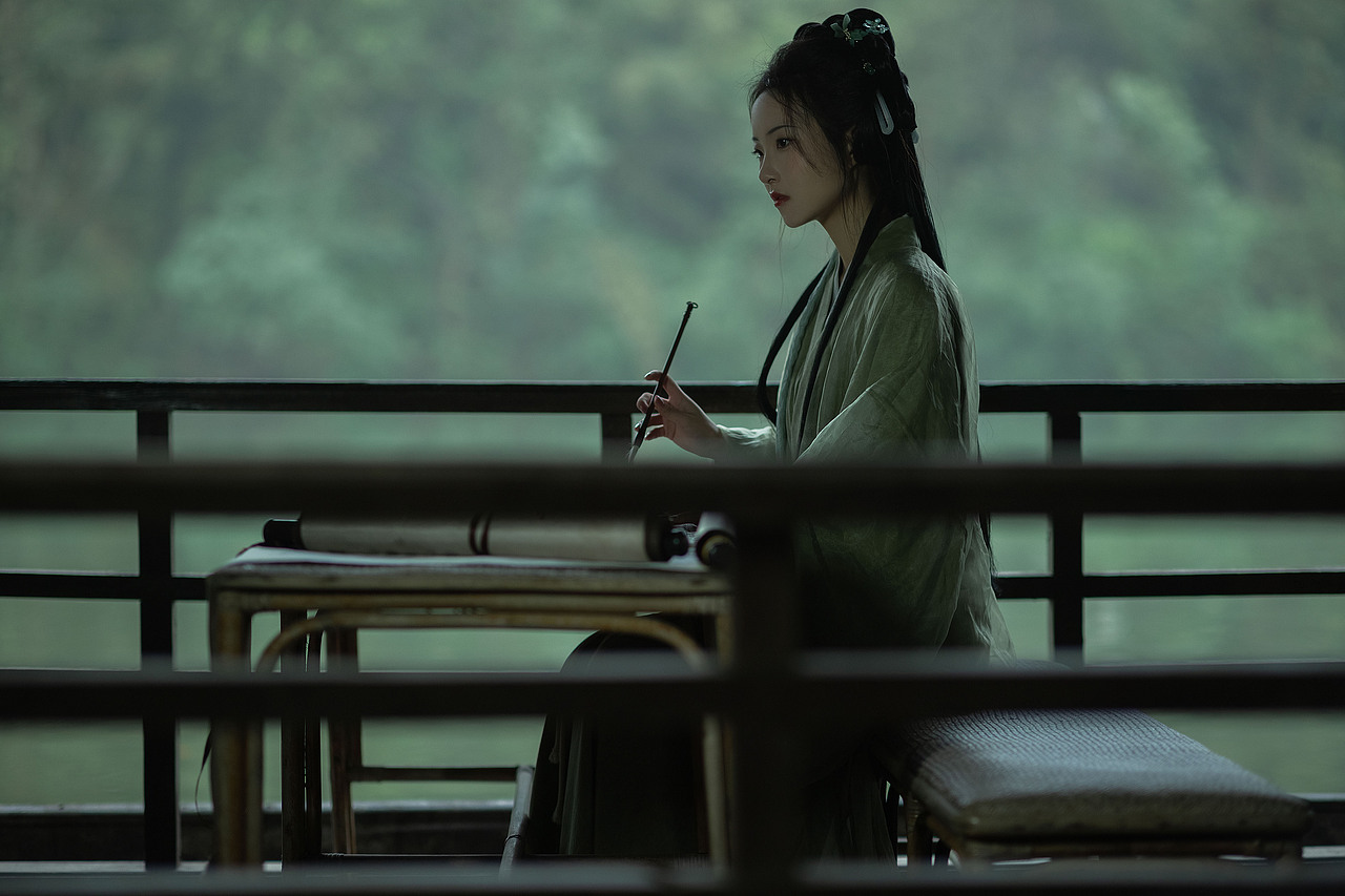 绿意晓声浓（图ZMzQyMTEyNzg0） - 人像摄影 - 站酷设计师若寒Rock原创素材 - 站酷ZCOOL