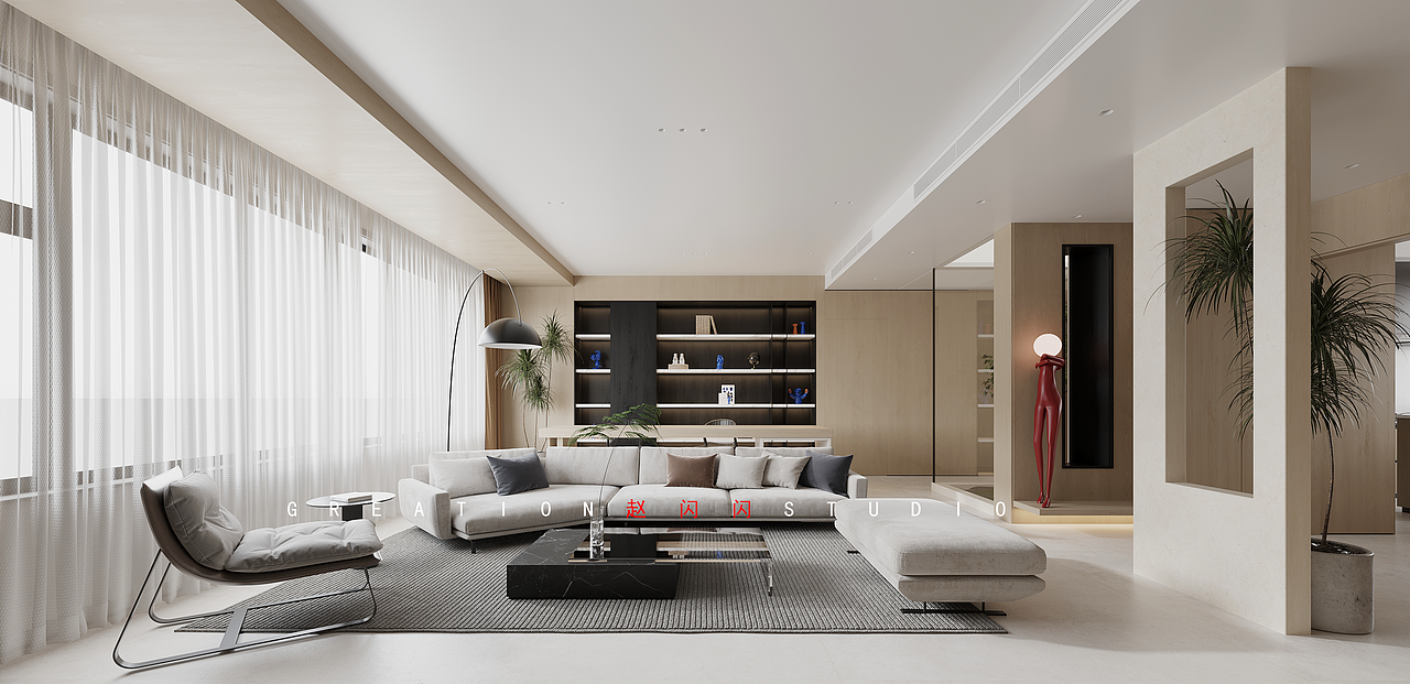 现代极简原木风