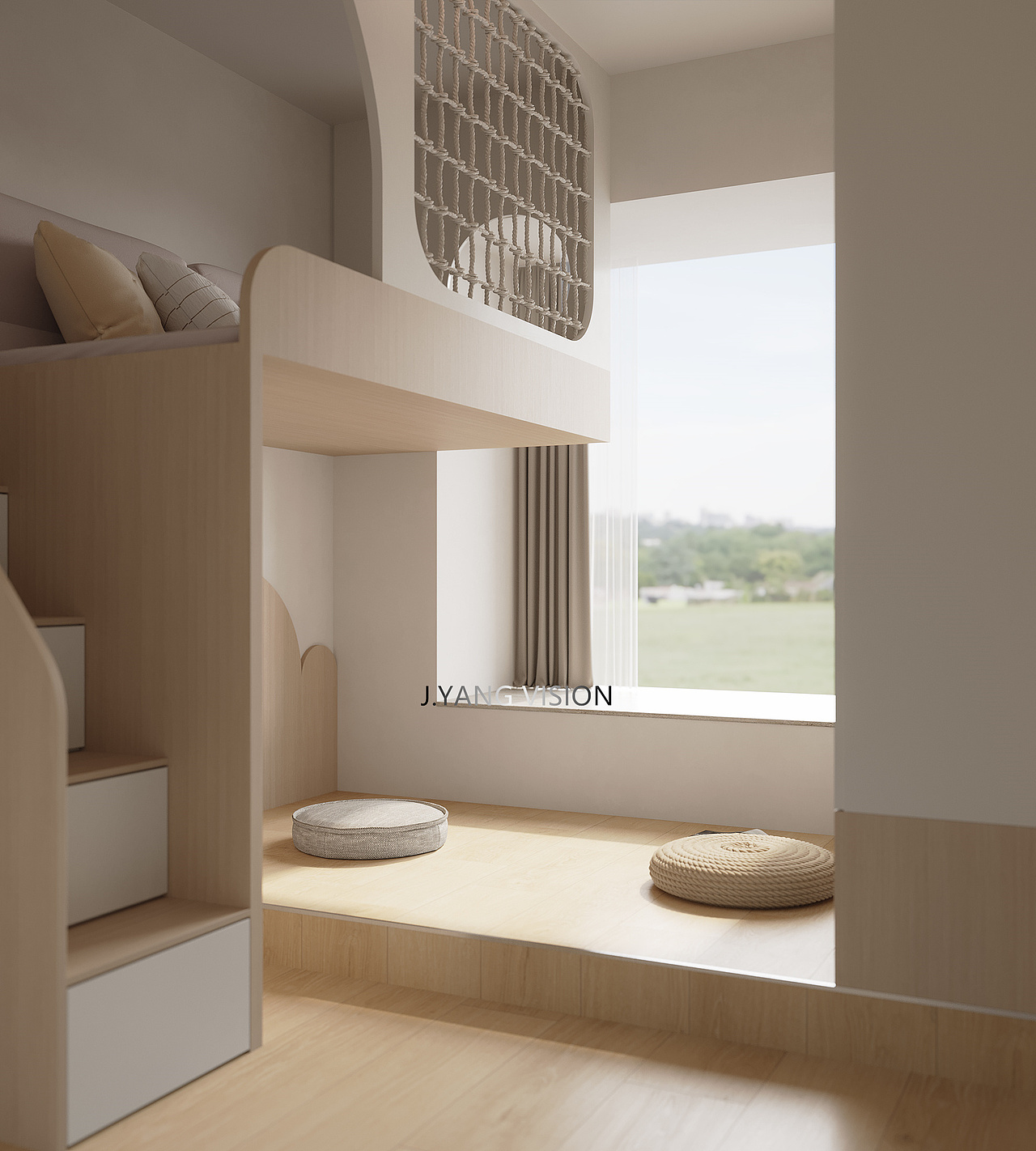 奶油风《客餐厅》（图ZMzE5MzE1MDI0） - 家装设计 - 站酷设计师静静表现原创素材 - 站酷ZCOOL