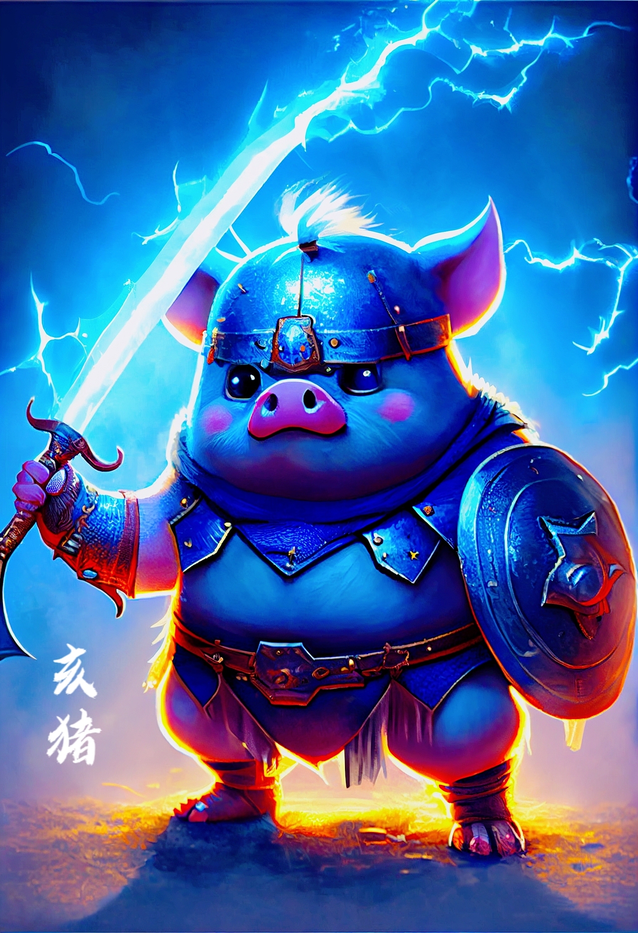 12生肖小战士（图ZMzI0NTYzNDk2） - AI作品 - 站酷设计师肖月白原创素材 - 站酷ZCOOL