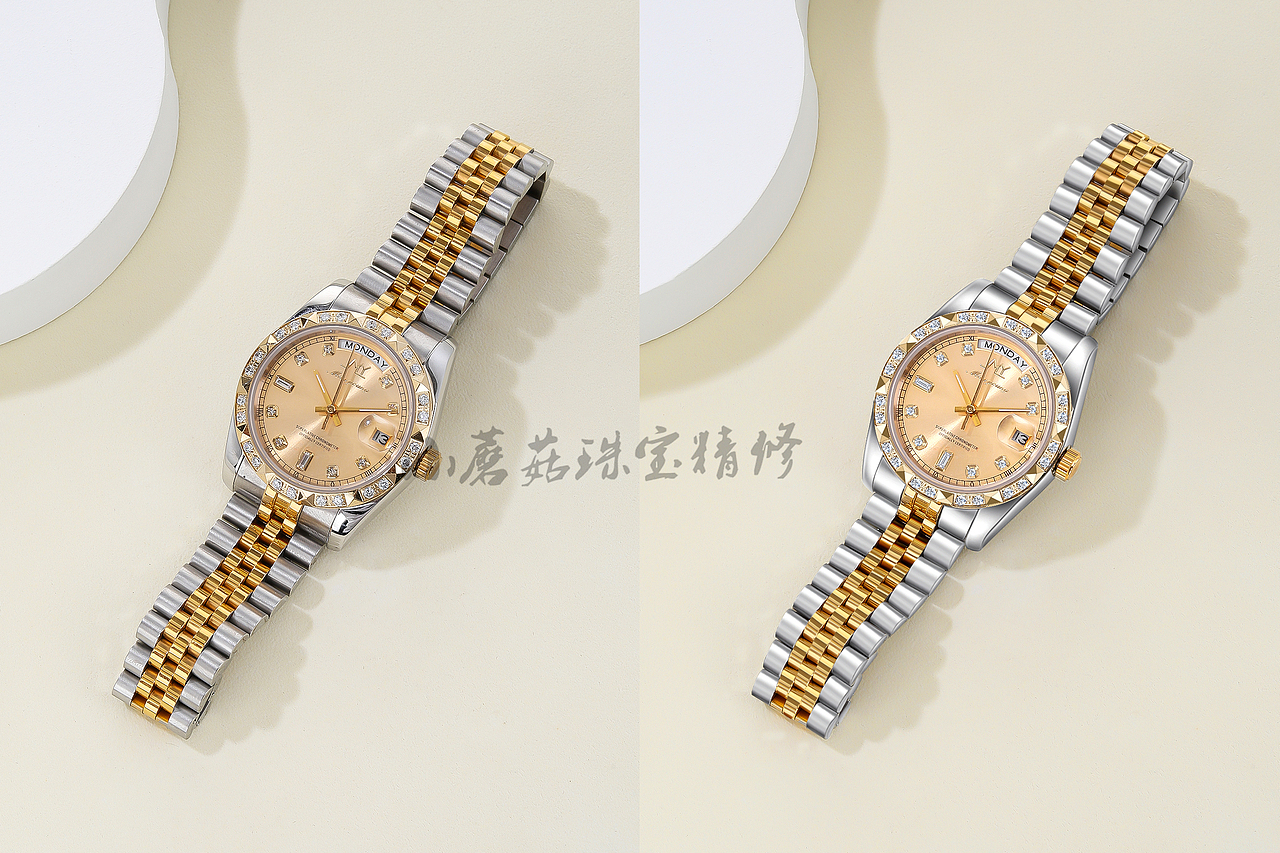 手表修图效果对比