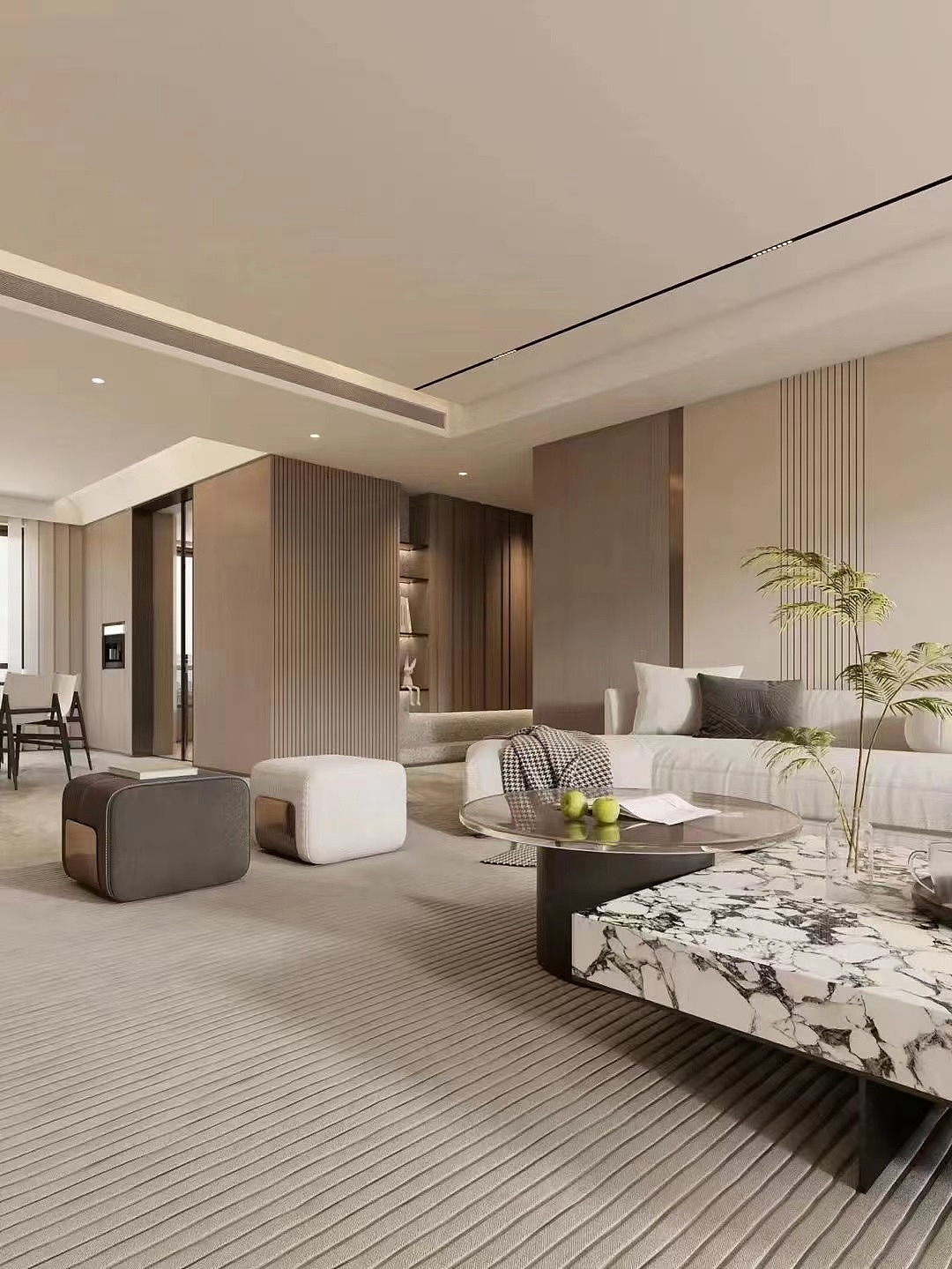 意式轻奢大平层 设计