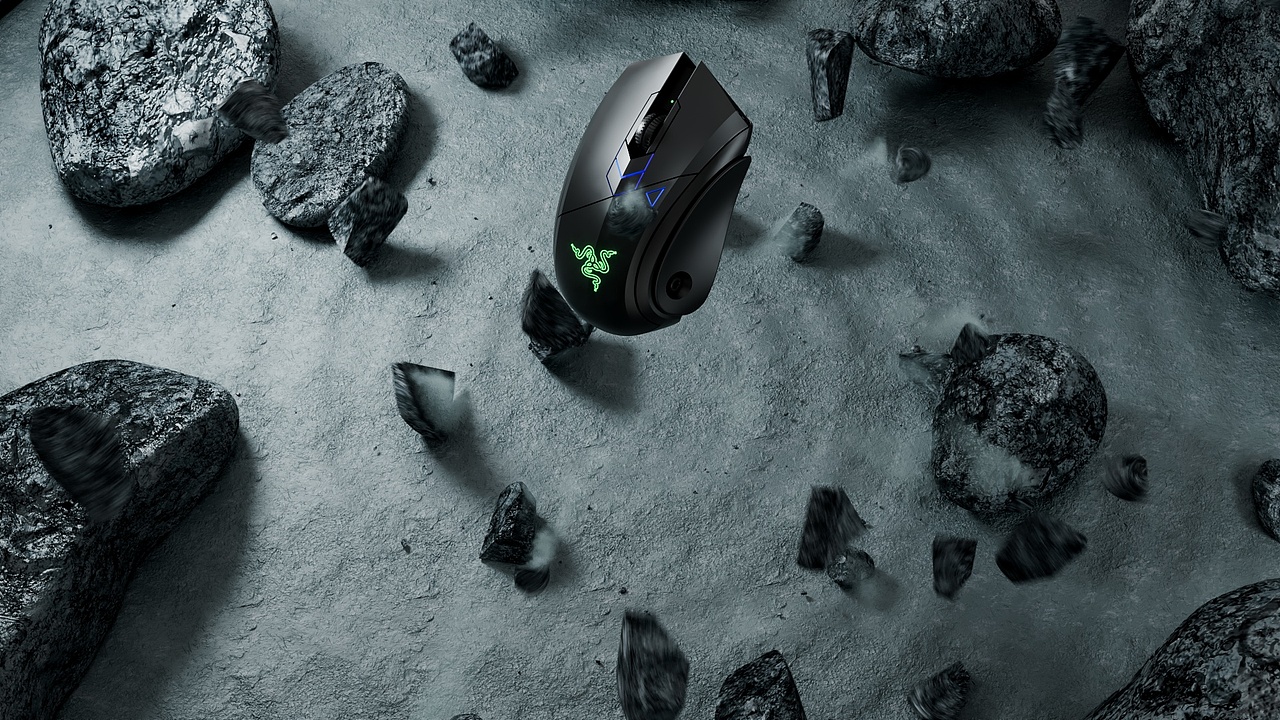 C4D动态作品-鼠标雷蛇