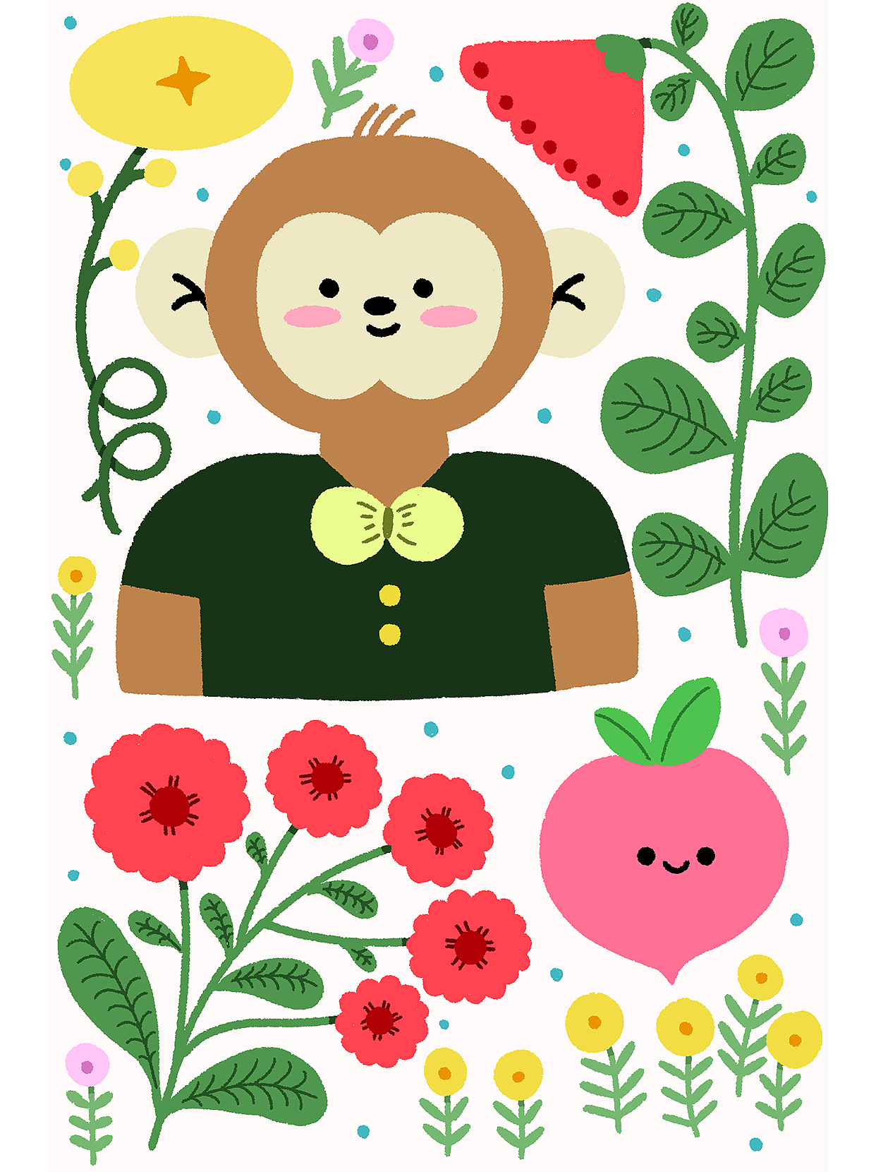 小動物們（圖ZMzQ1MzQ1Njgw） - 商業(yè)插畫 - 站酷設(shè)計師柒一二原創(chuàng)素材 - 站酷ZCOOL