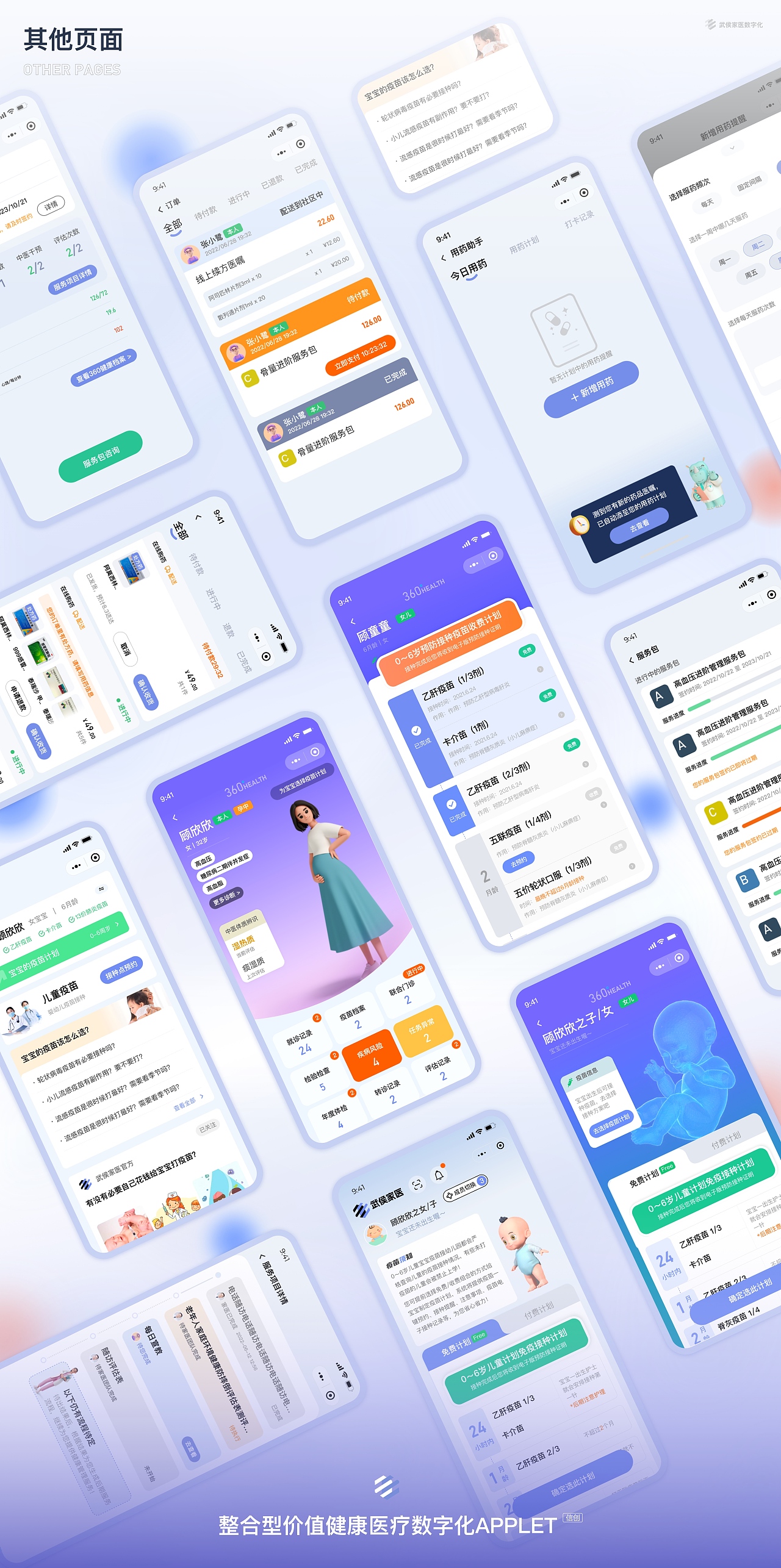 【整合型价值健康医疗数字化平台:PC+Pad+小程序】
