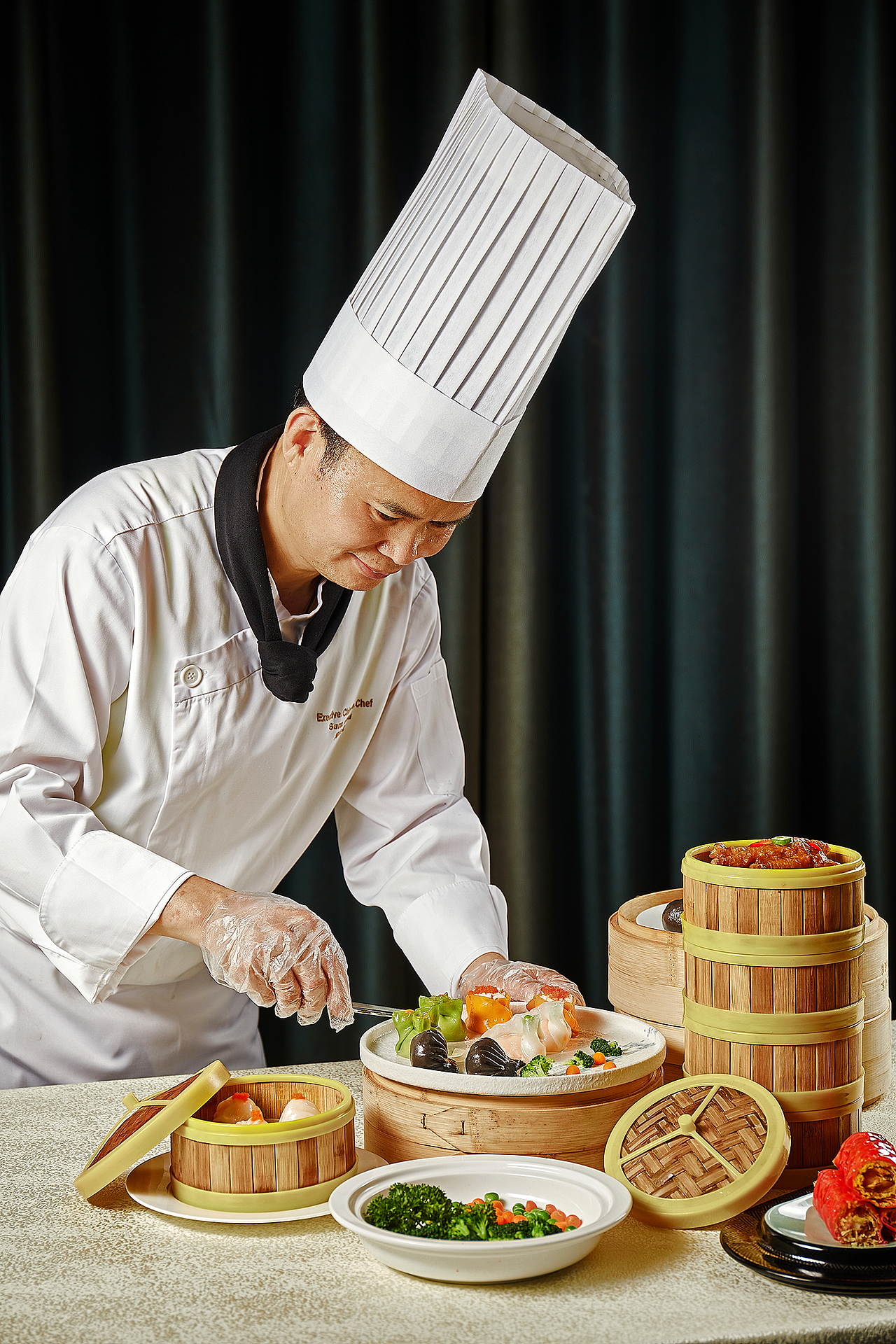 为《武汉洲际酒店》拍摄的点心自助