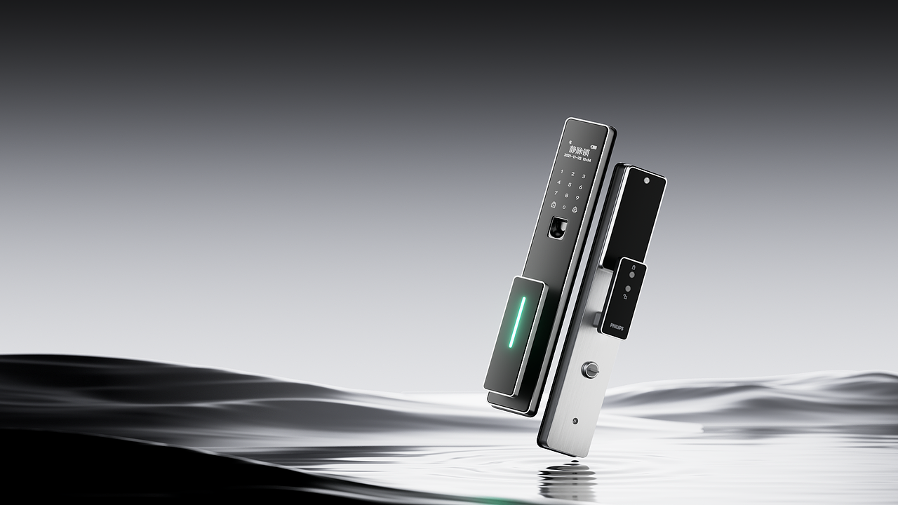 《PHILIPS》智能锁产品渲染（图ZMzYwNTM0MDY0） - 产品 - 站酷设计师阿洋芋原创素材 - 站酷ZCOOL