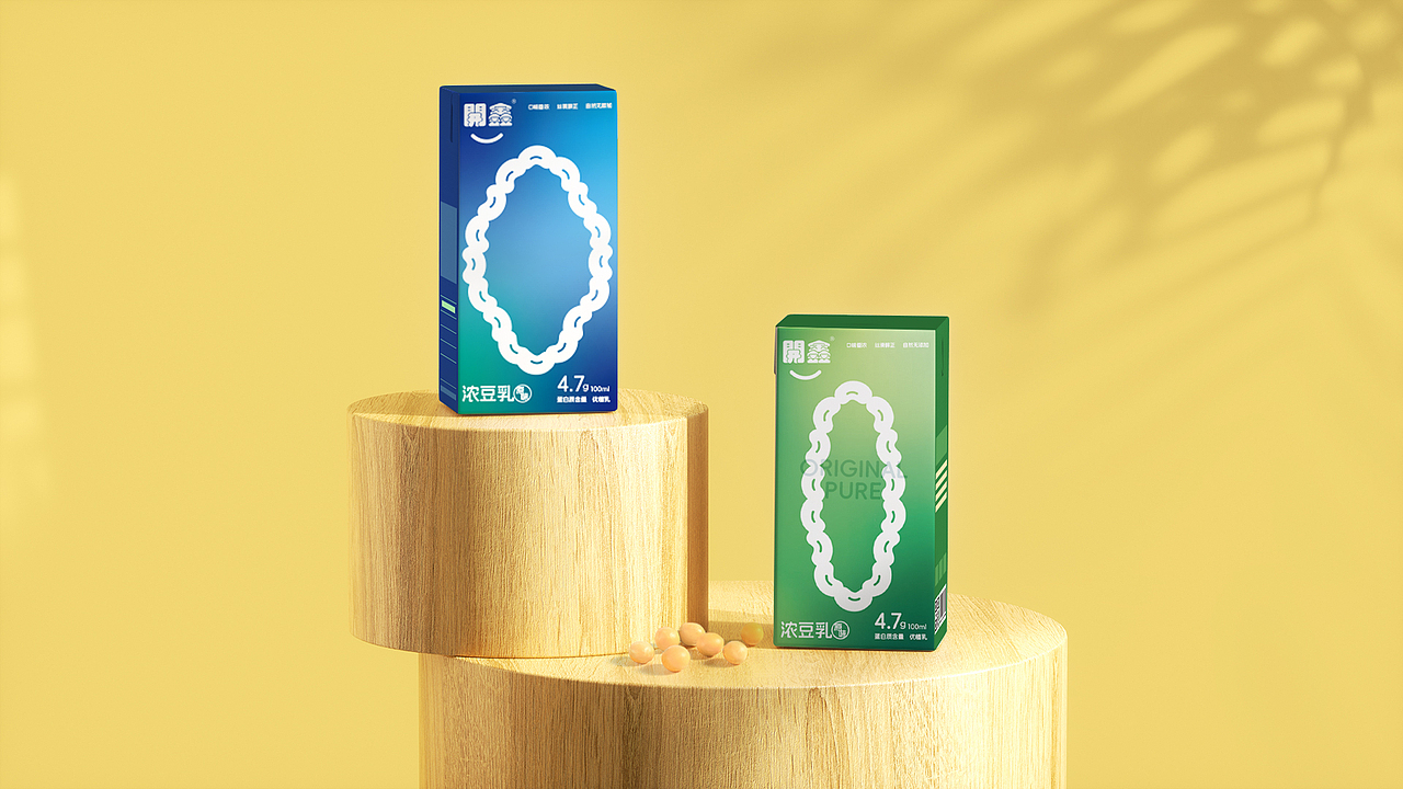 開鑫弄豆乳包裝（圖ZMzUxNjMzMjA4） - 包裝 - 站酷設計師六六六先生666原創(chuàng)素材 - 站酷ZCOOL