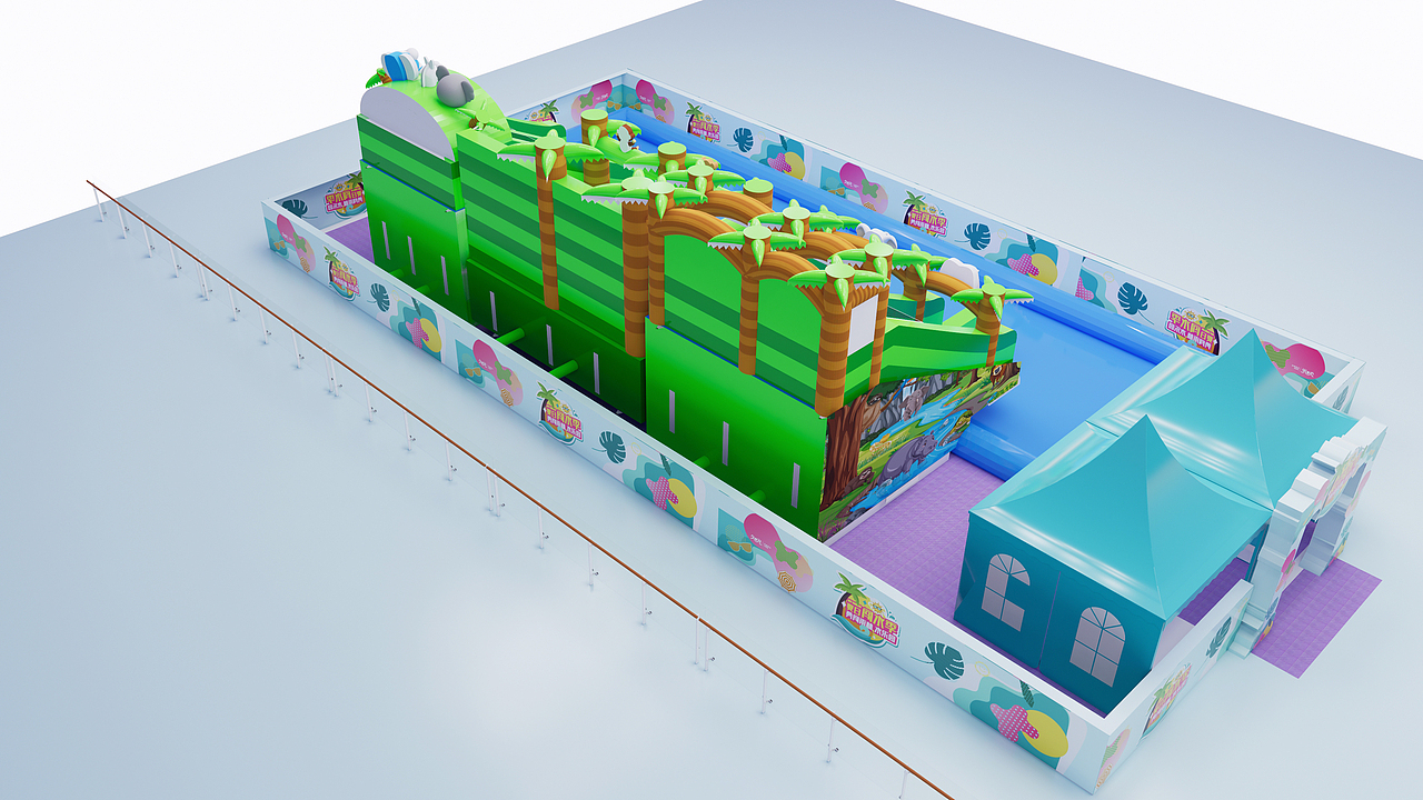 商场气模水上乐园游乐园气模设计方案
