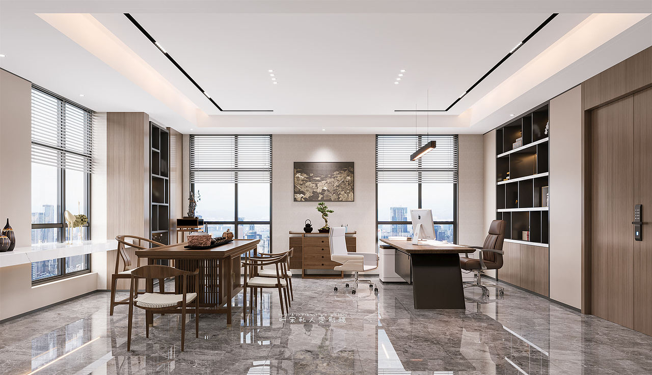 办公室设计案例丨简单大气就够了