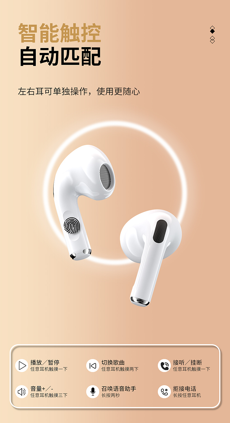 蓝牙耳机-详情页