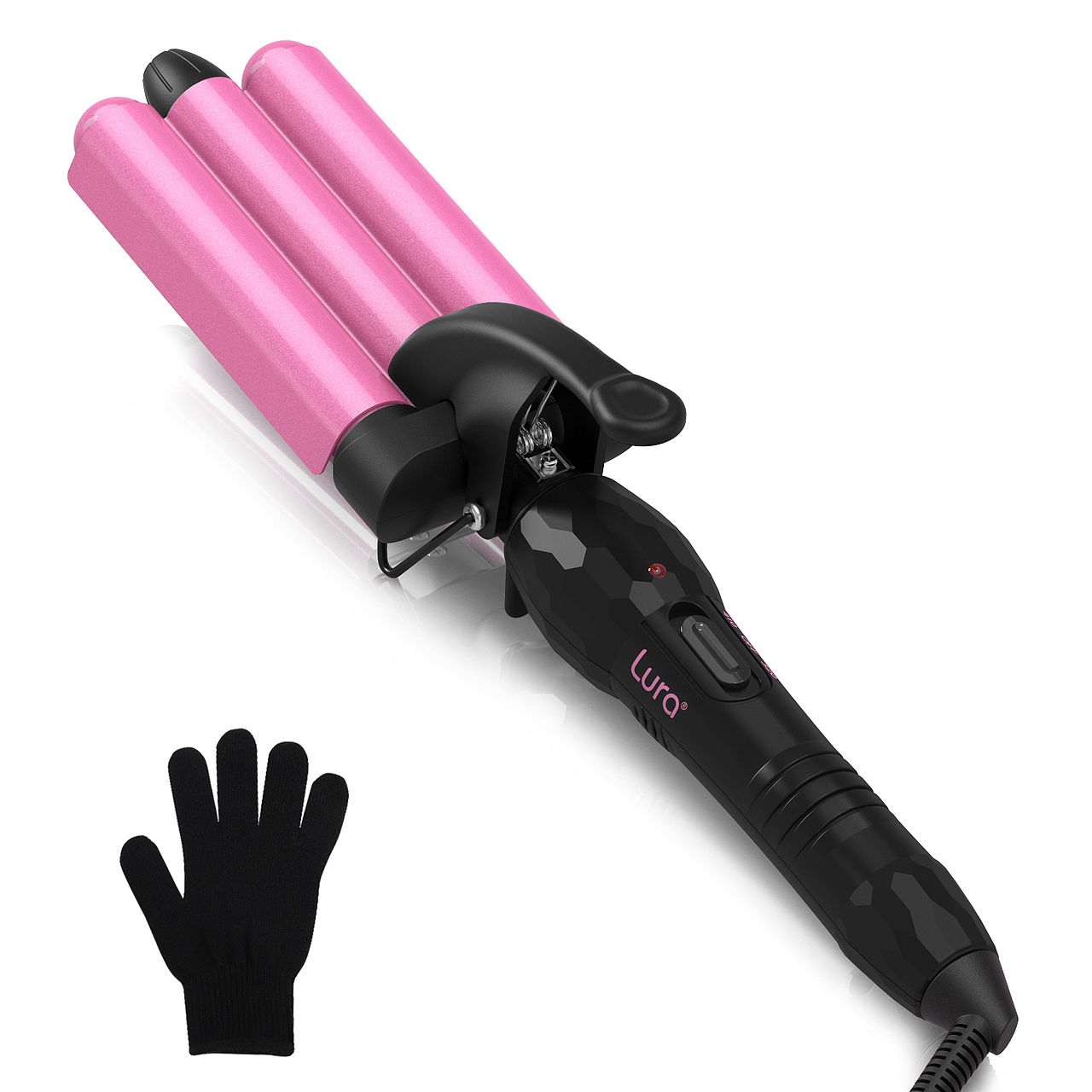 亚马逊主副图A+页面设计 三筒卷发器 卷发棒