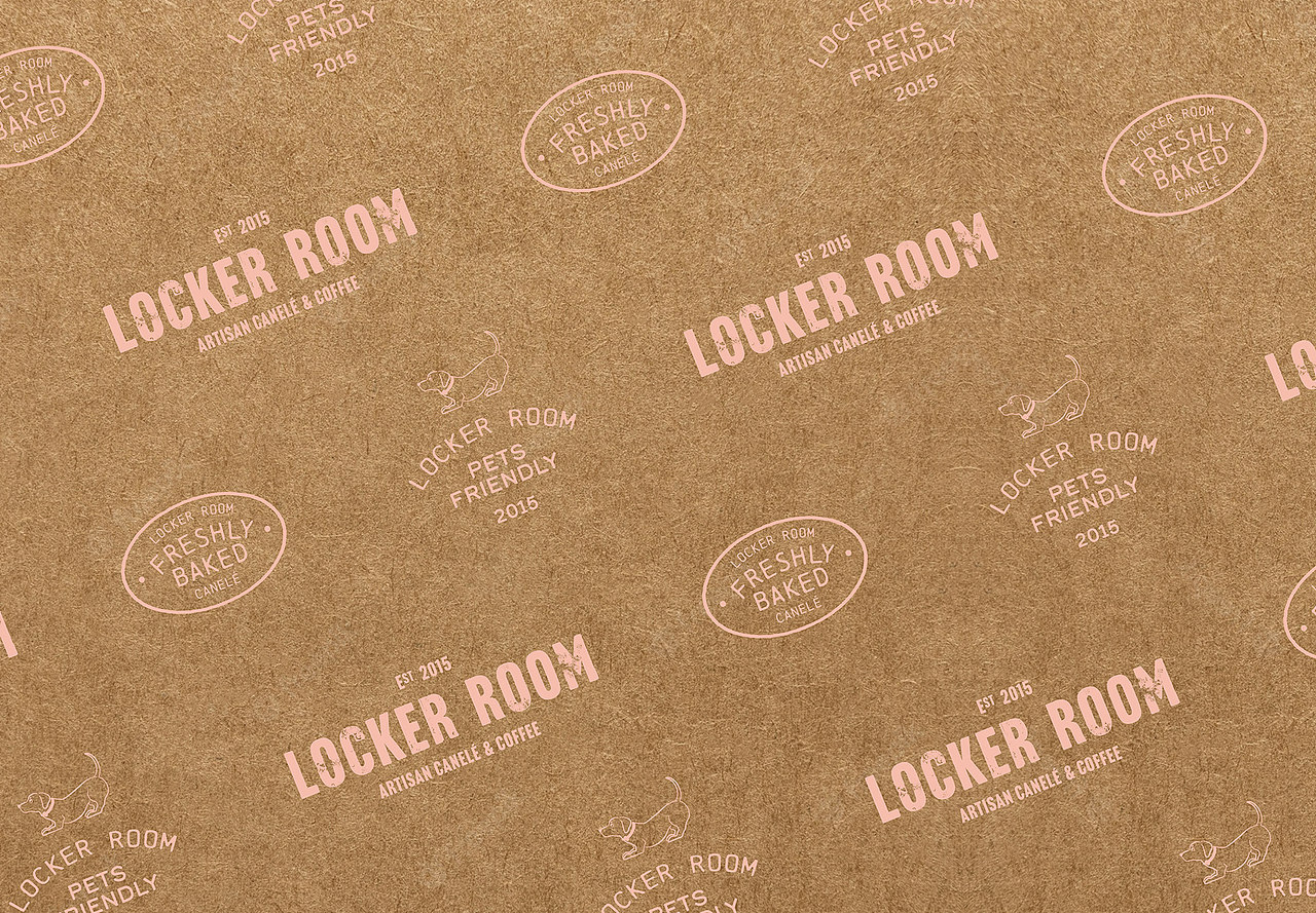 LOCKERROOM ARTISAN CANNELÉ&COFFEE VISUAL IDENTITY