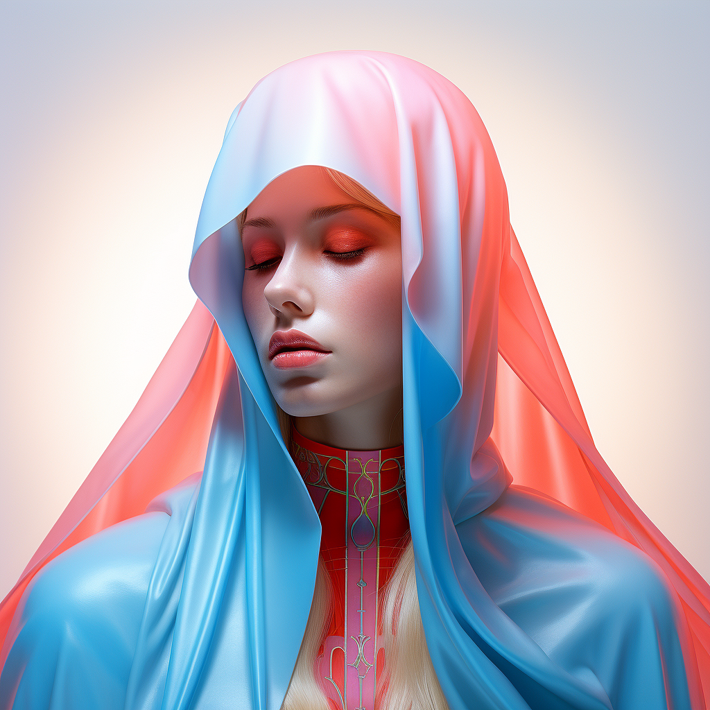 天女（图ZMzU3NDA3MzE2） - AI作品 - 站酷设计师几何公子原创素材 - 站酷ZCOOL