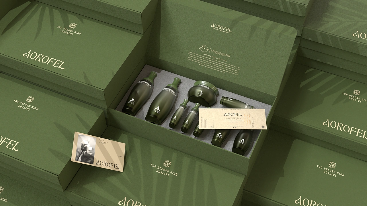 AOROFEL护肤品品牌包装全案设计