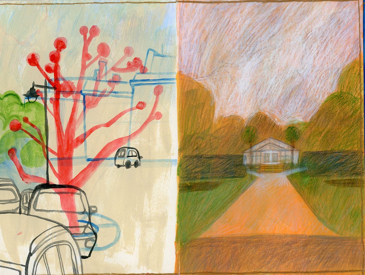 去画材店的路上和Kew Garden