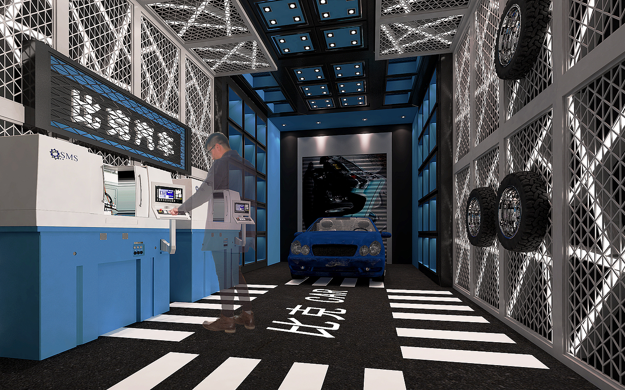 展示云|新能源汽车展厅设计方案（图ZMzA4NTQyMTA4） - 展陈设计 - 站酷设计师展示云空间设计原创素材 - 站酷ZCOOL