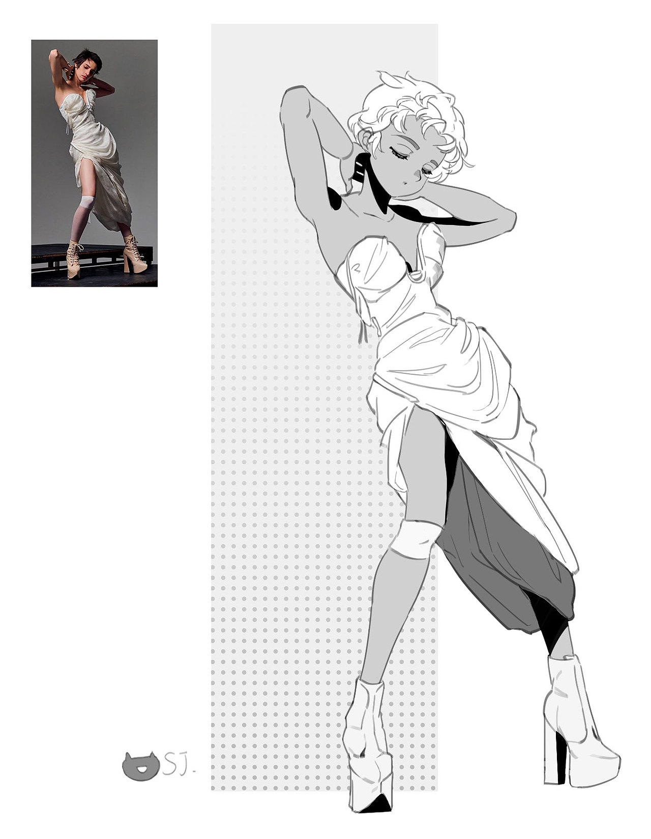 人体速写练习（图ZMzI5NTk5MDIw） - 创作习作 - 站酷设计师DSJ的日常原创素材 - 站酷ZCOOL