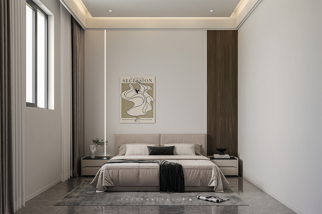 现代简约,轻松舒适的设计,住着令人惬意