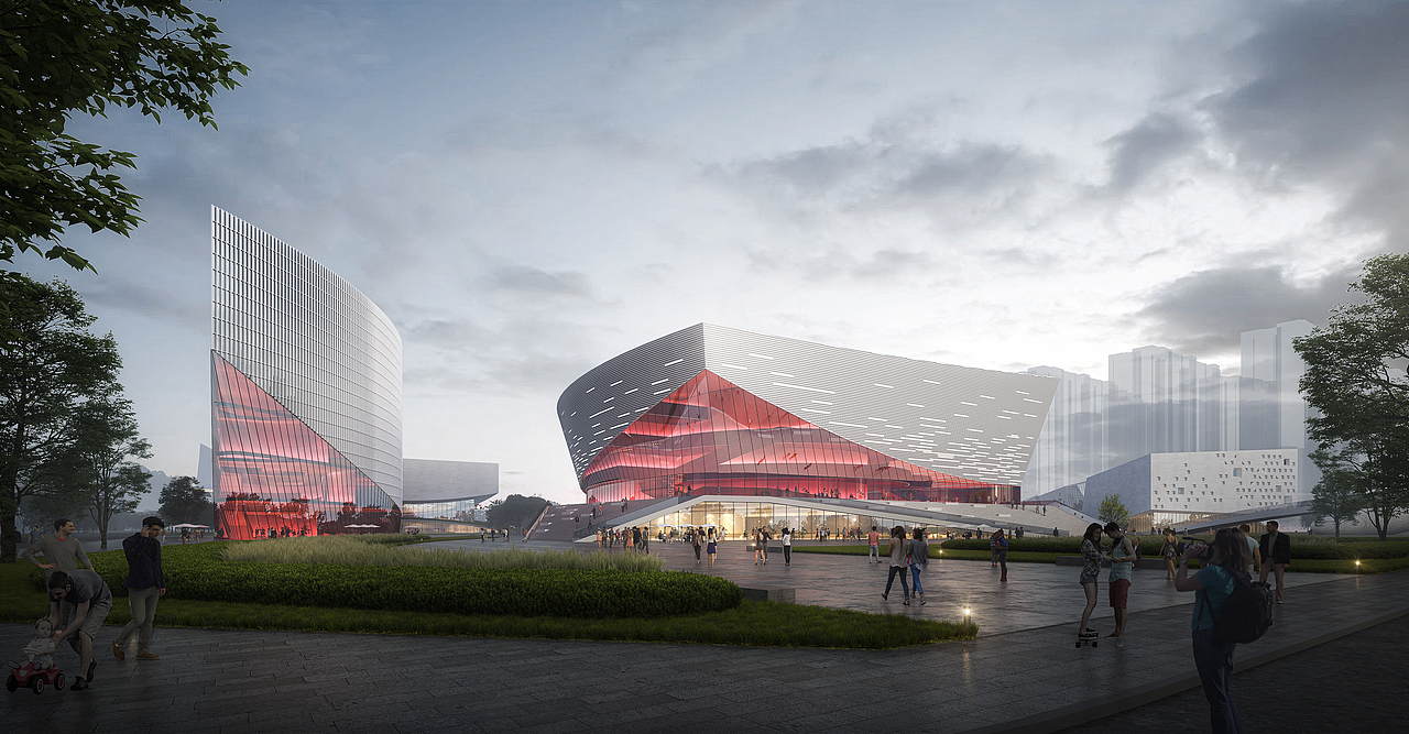 建筑室外效果图（图ZMzY2NDA2MDI0） - 建筑/空间 - 站酷设计师ASK_GZ原创素材 - 站酷ZCOOL