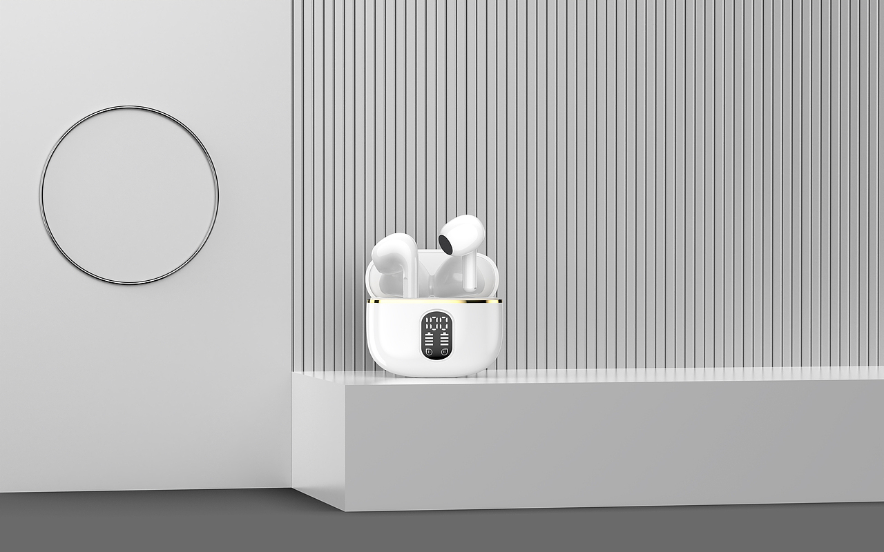 工作耳机渲染图