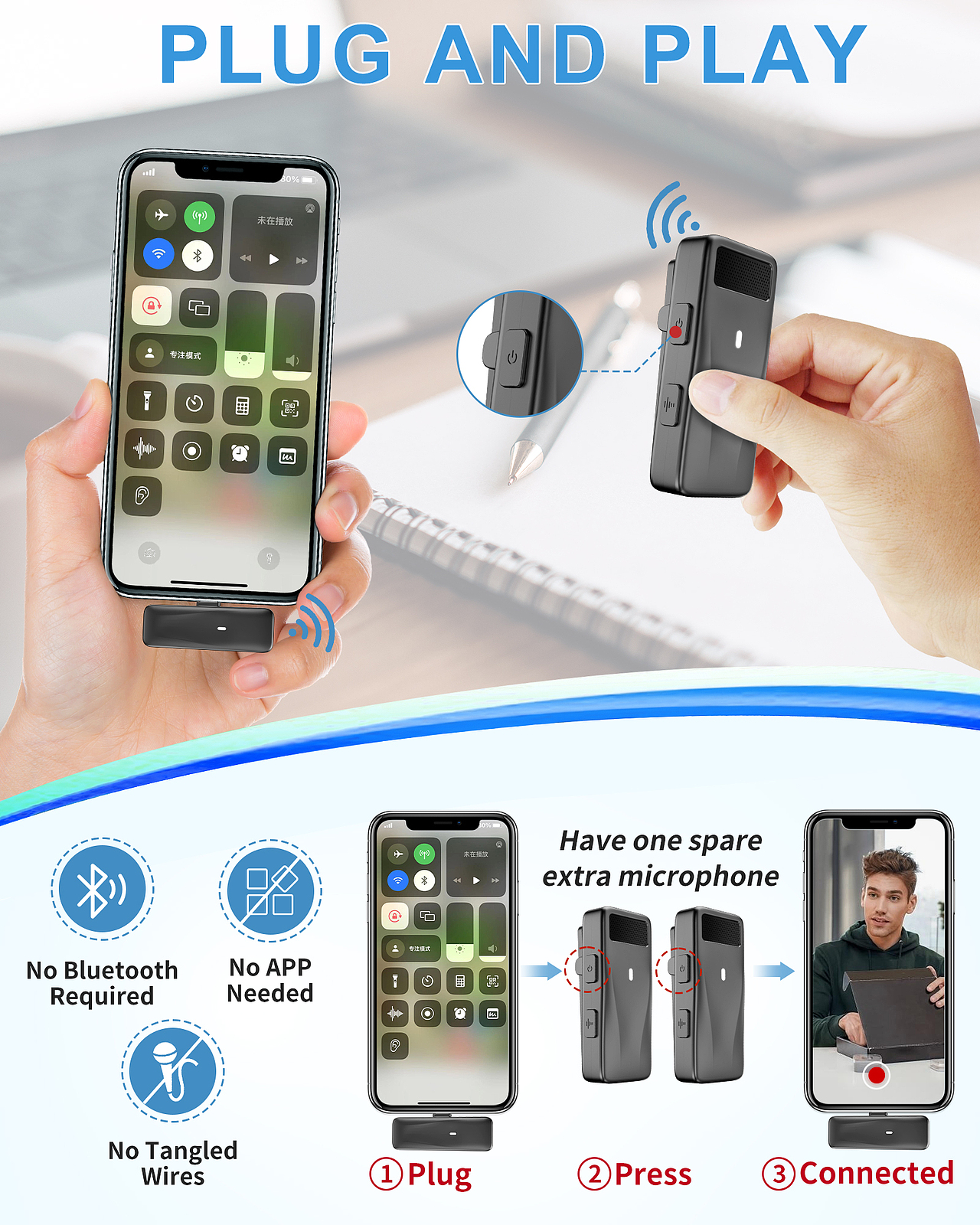 亚马逊麦克风主图、A+设计