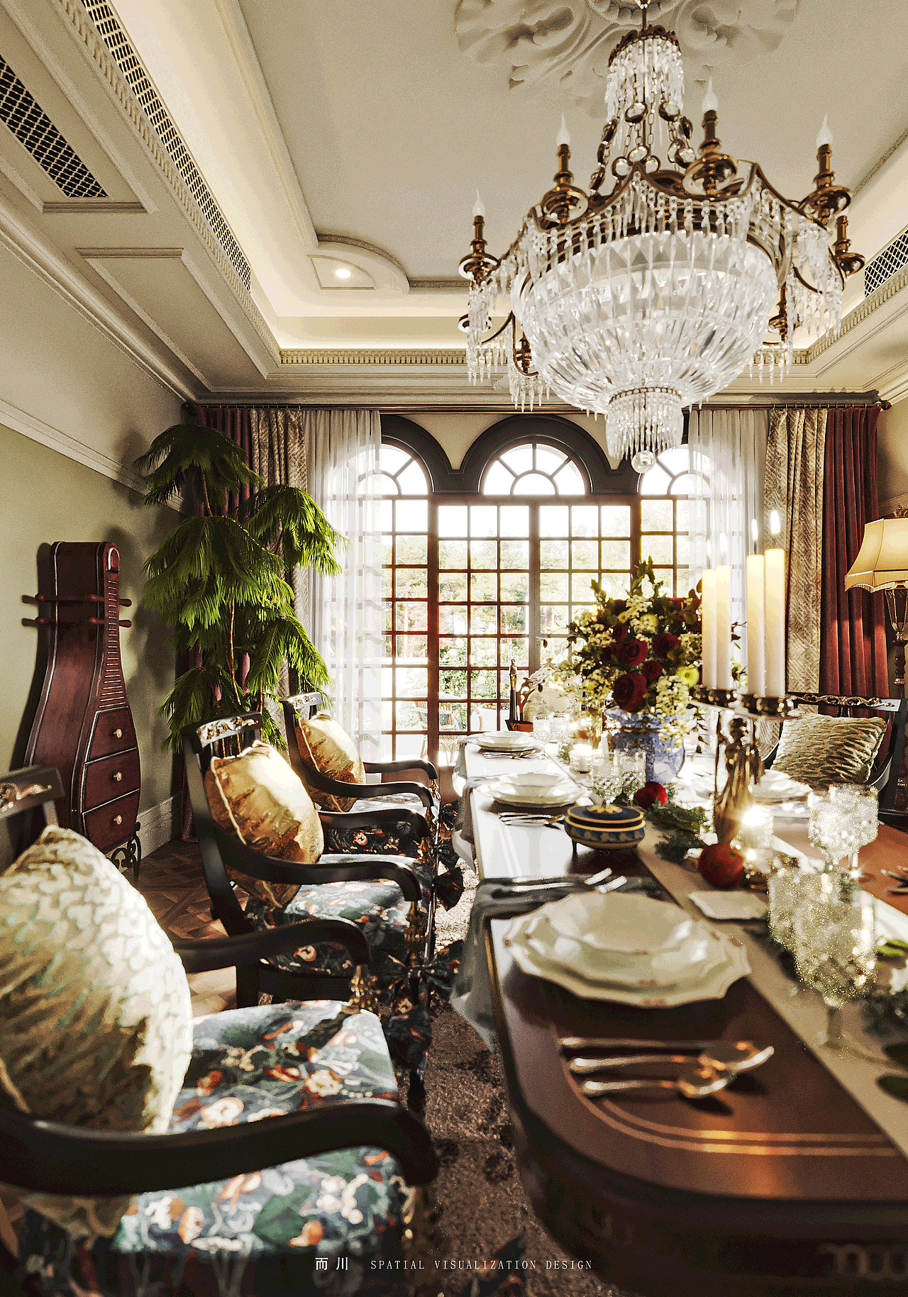 美式复古（贰） 丨 而川视觉（图ZMzM2NjgyNjE2） - 家装设计 - 站酷设计师而川视觉原创素材 - 站酷ZCOOL