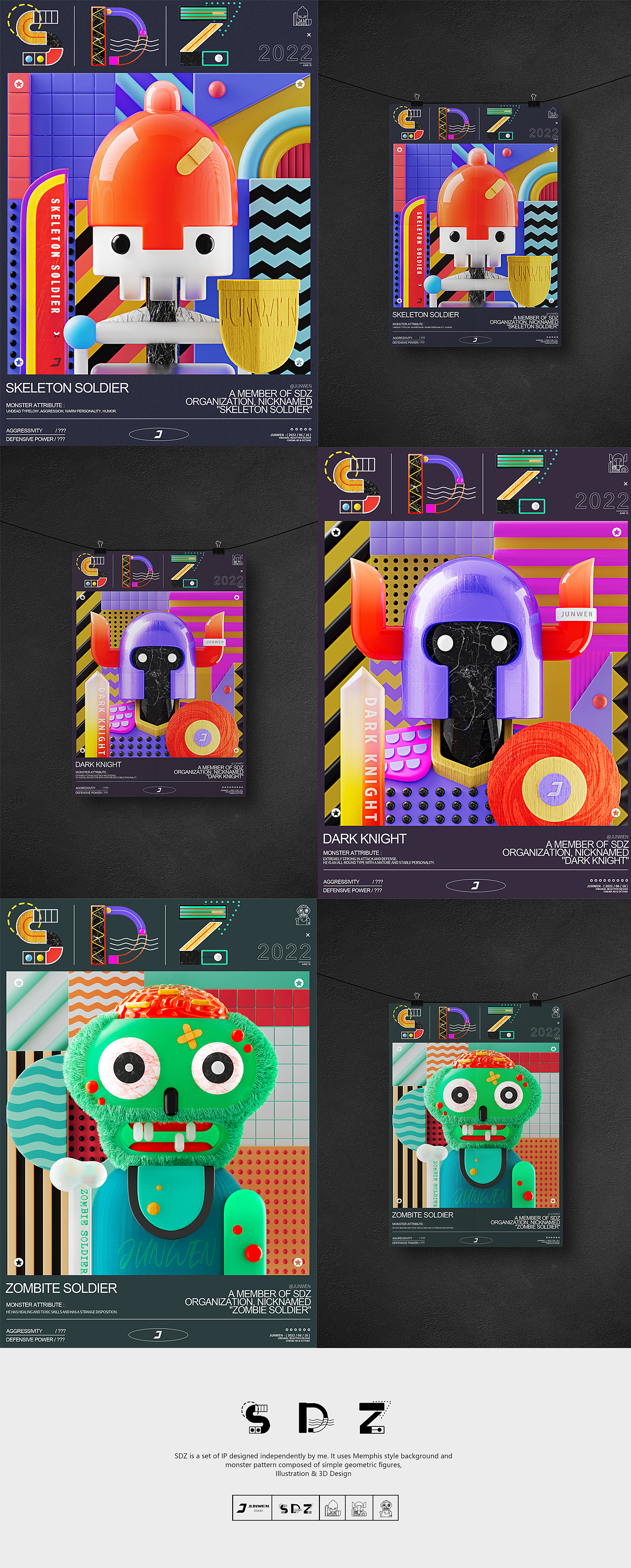 S D Z SERIES IP DESIGN（图ZMzEwMjM1NTA4） - 人物/生物 - 站酷设计师Ju_nwEn原创素材 - 站酷ZCOOL