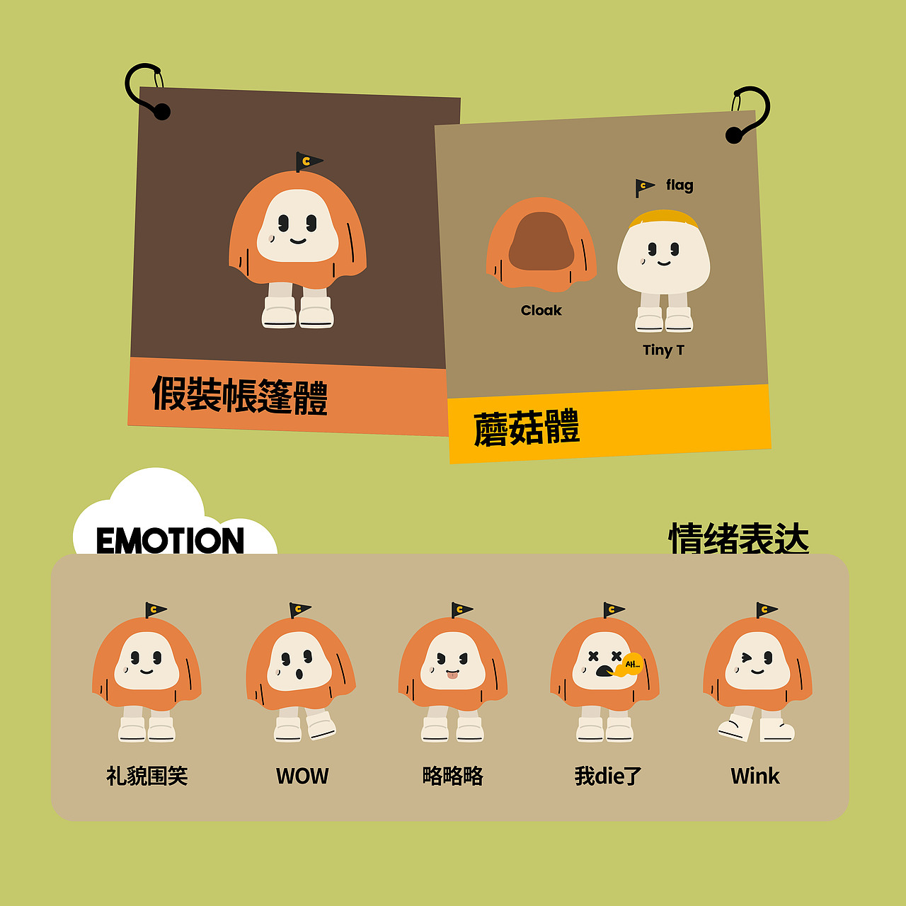 一帐Camplus旗下露营IP - Team C 形象手册2022