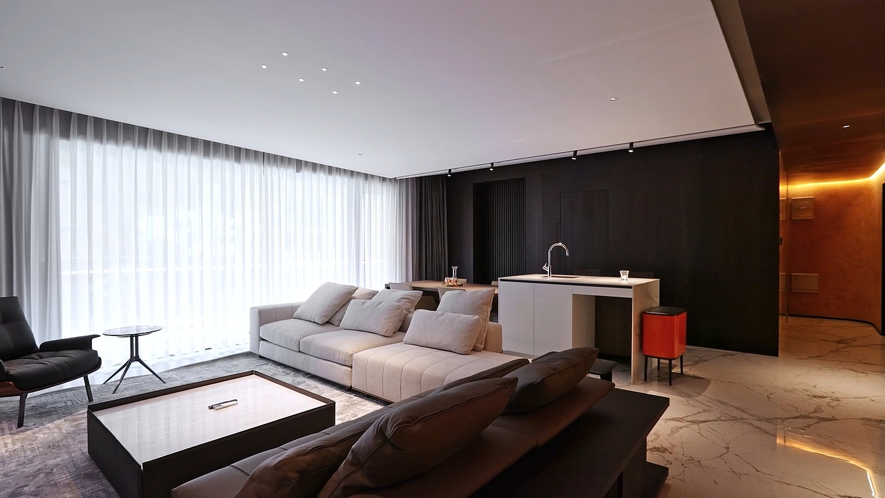 昆明空间摄影-昆明楼盘天花板 华夏四季大平层完工实景（图ZMzUyMjIwODg4） - 家装设计 - 站酷设计师柚子皮空间摄像原创素材 - 站酷ZCOOL