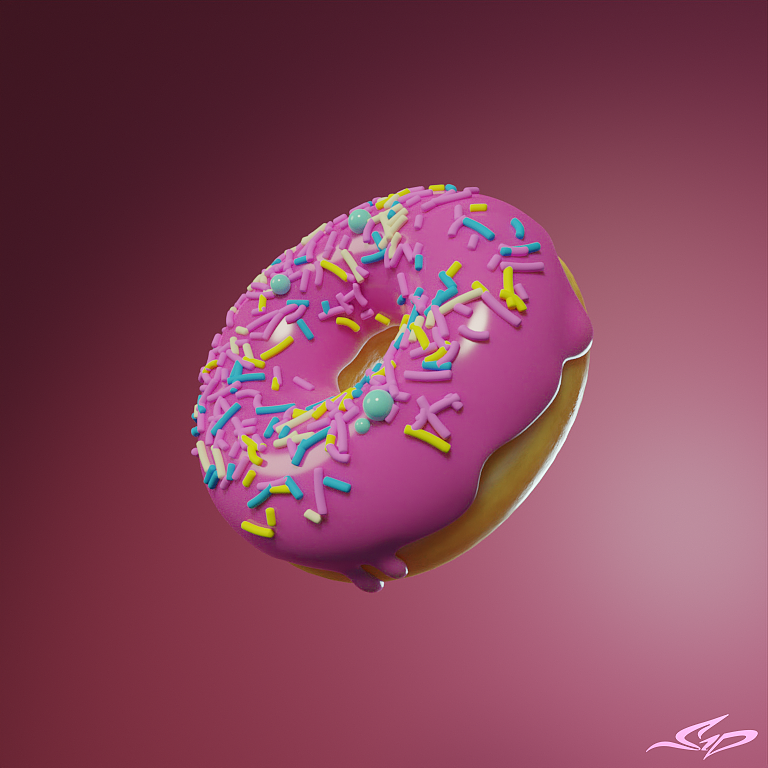 2023自学Blender的一些练习作品