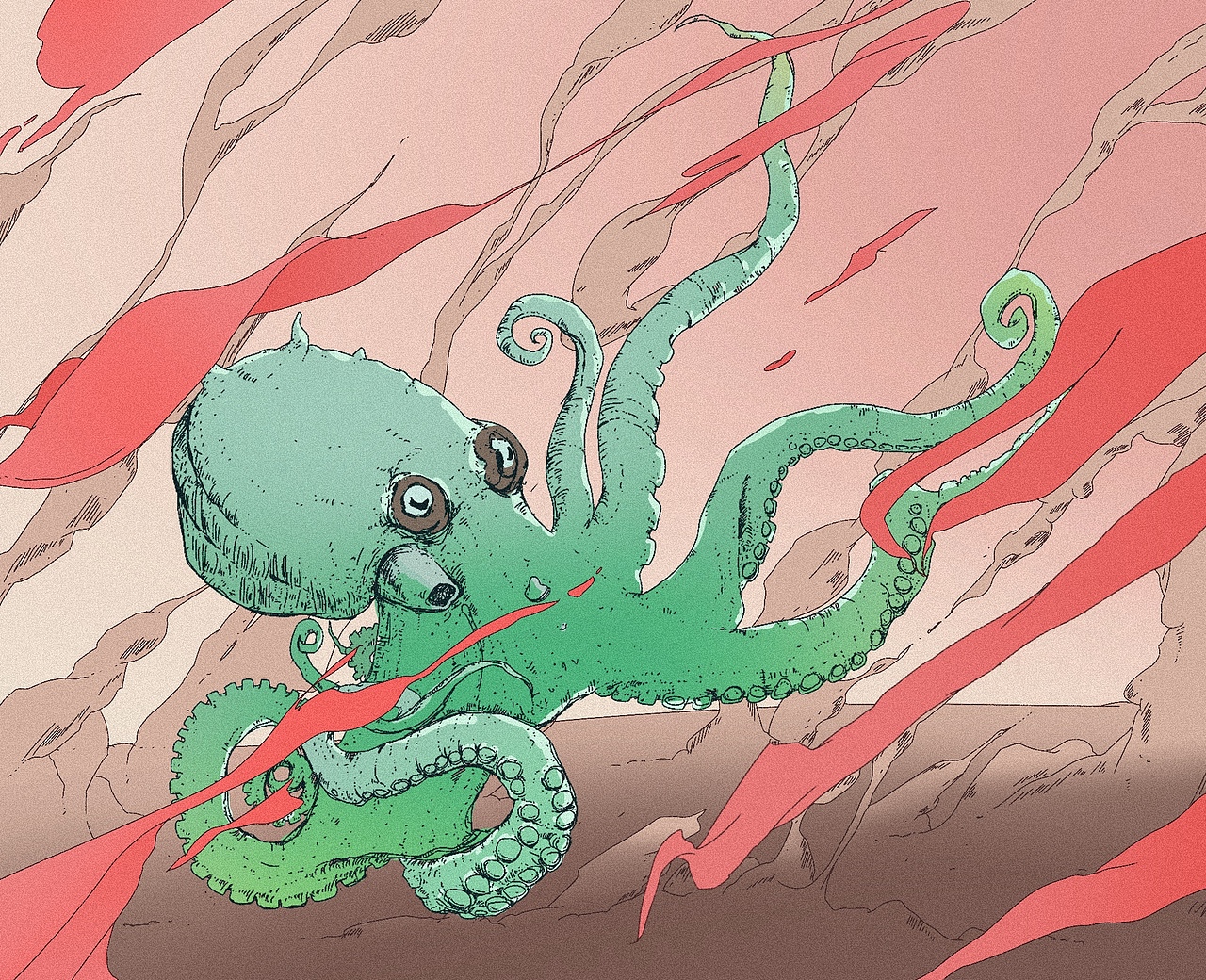 光怪陆离 - 2（图ZMzQ0MDUxOTAw） - 艺术插画 - 站酷设计师独眼眼原创素材 - 站酷ZCOOL