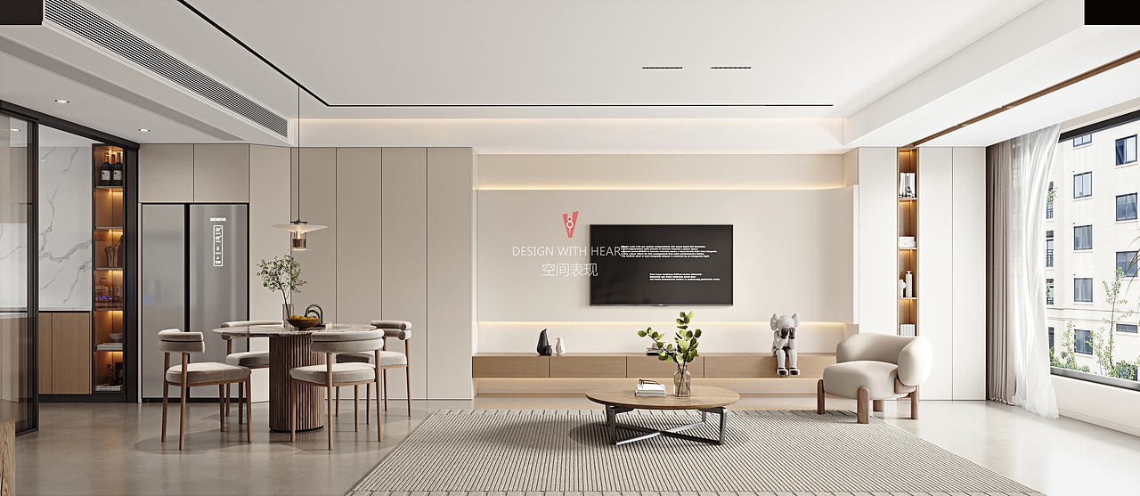 V8空间表现 | 客餐厅
