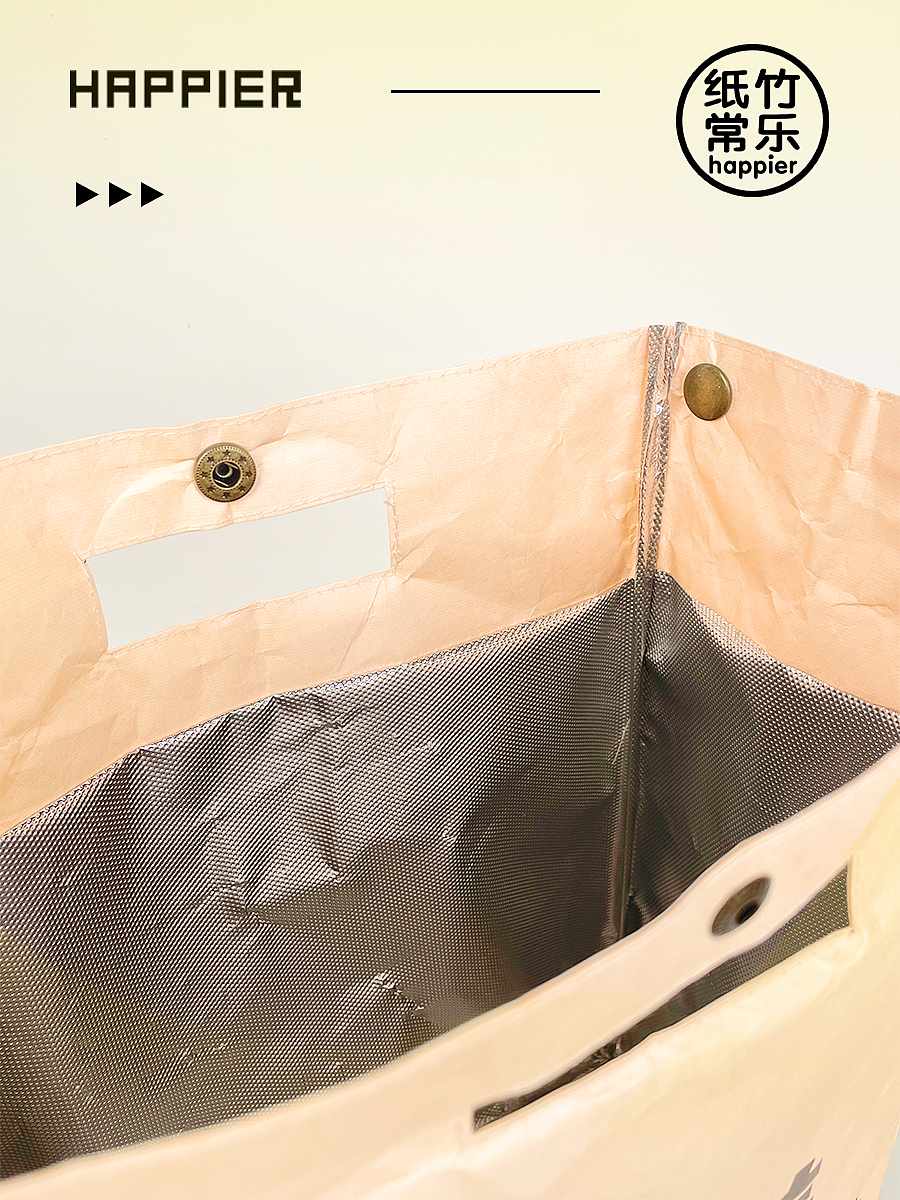 品牌活动礼品|环保又防水的杜邦纸便当袋