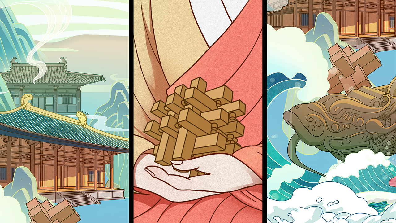 鉴真大师NFT视觉形象设计